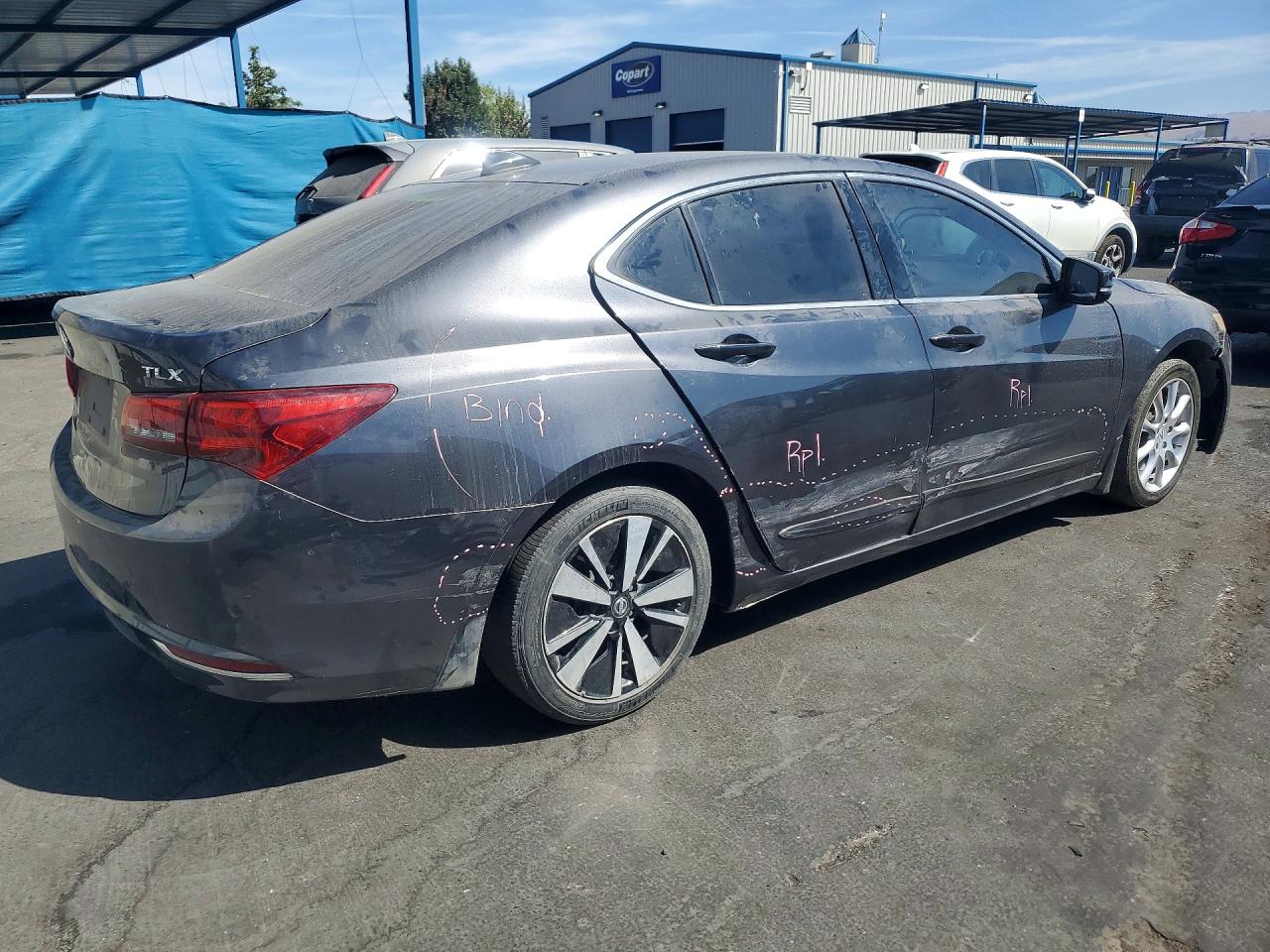 2015 Acura Tlx Charcoal vin: 19UUB1F32FA015459