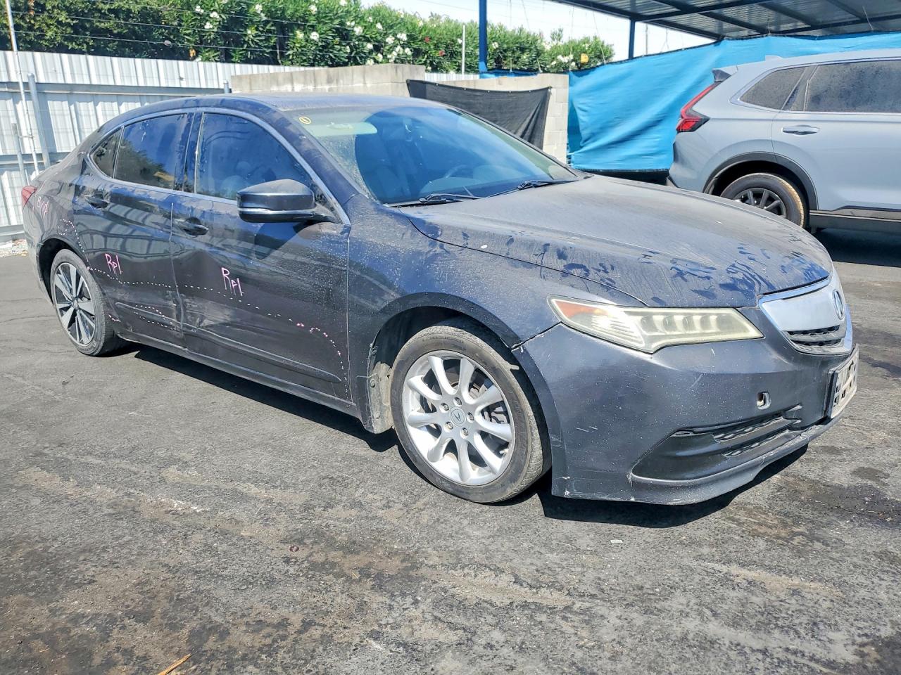 2015 Acura Tlx Charcoal vin: 19UUB1F32FA015459