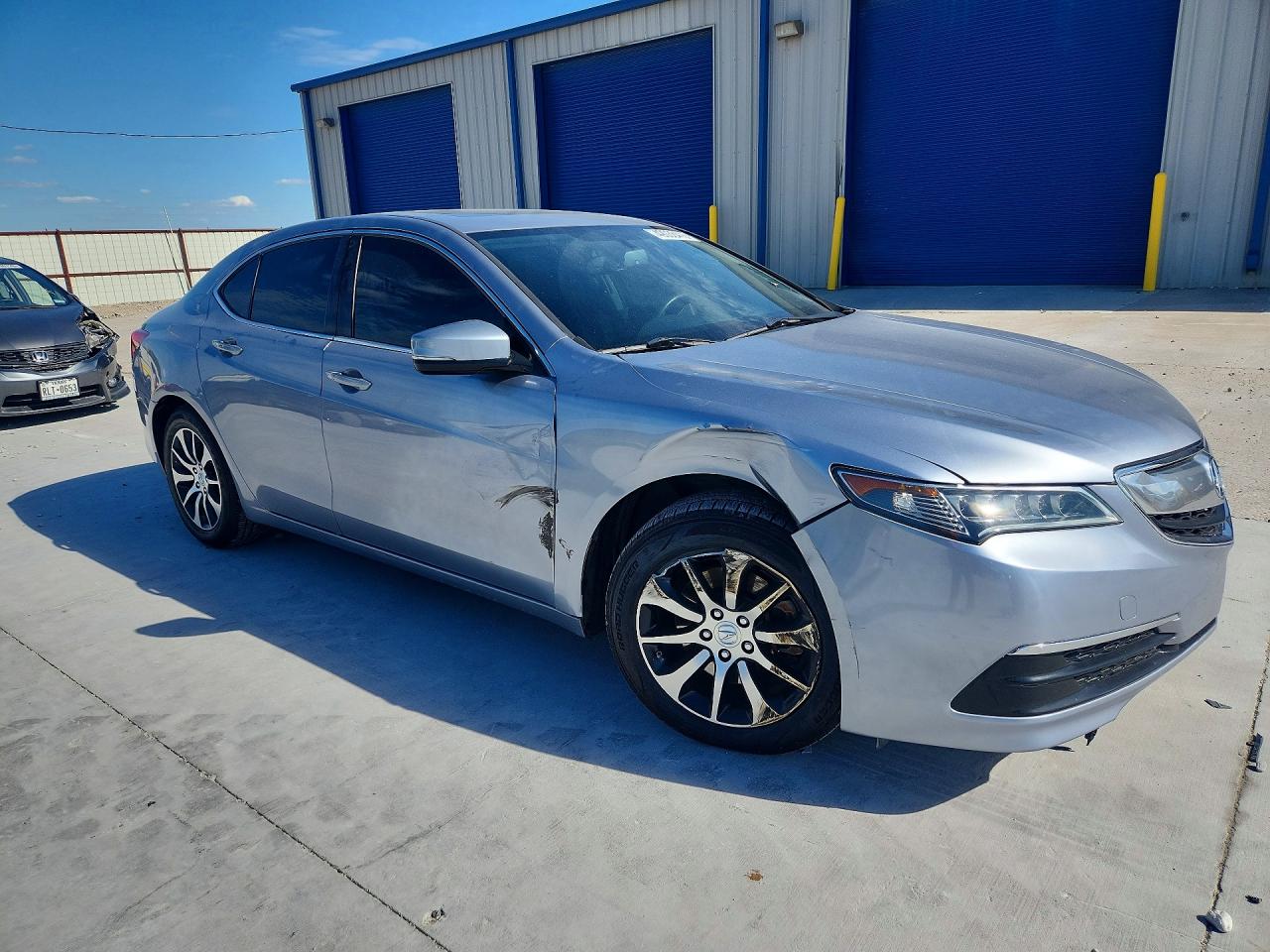 2015 Acura Tlx Silver vin: 19UUB1F32FA018443