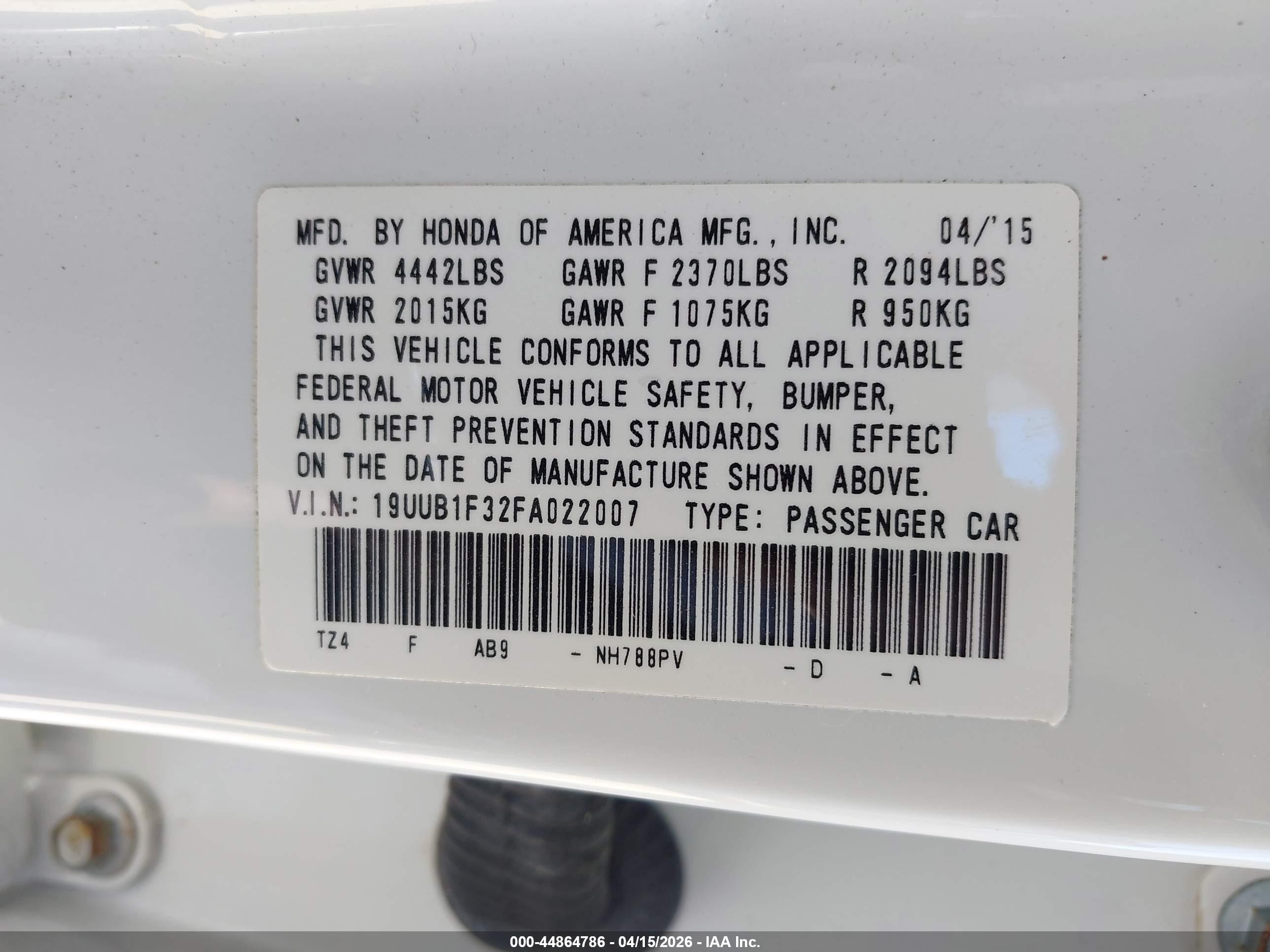 2015 Acura Tlx   White vin: 19UUB1F32FA022007