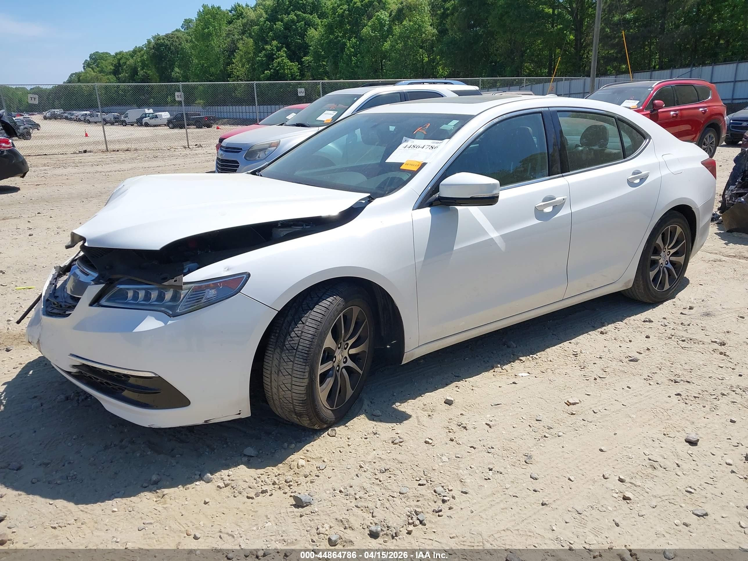 2015 Acura Tlx   White vin: 19UUB1F32FA022007
