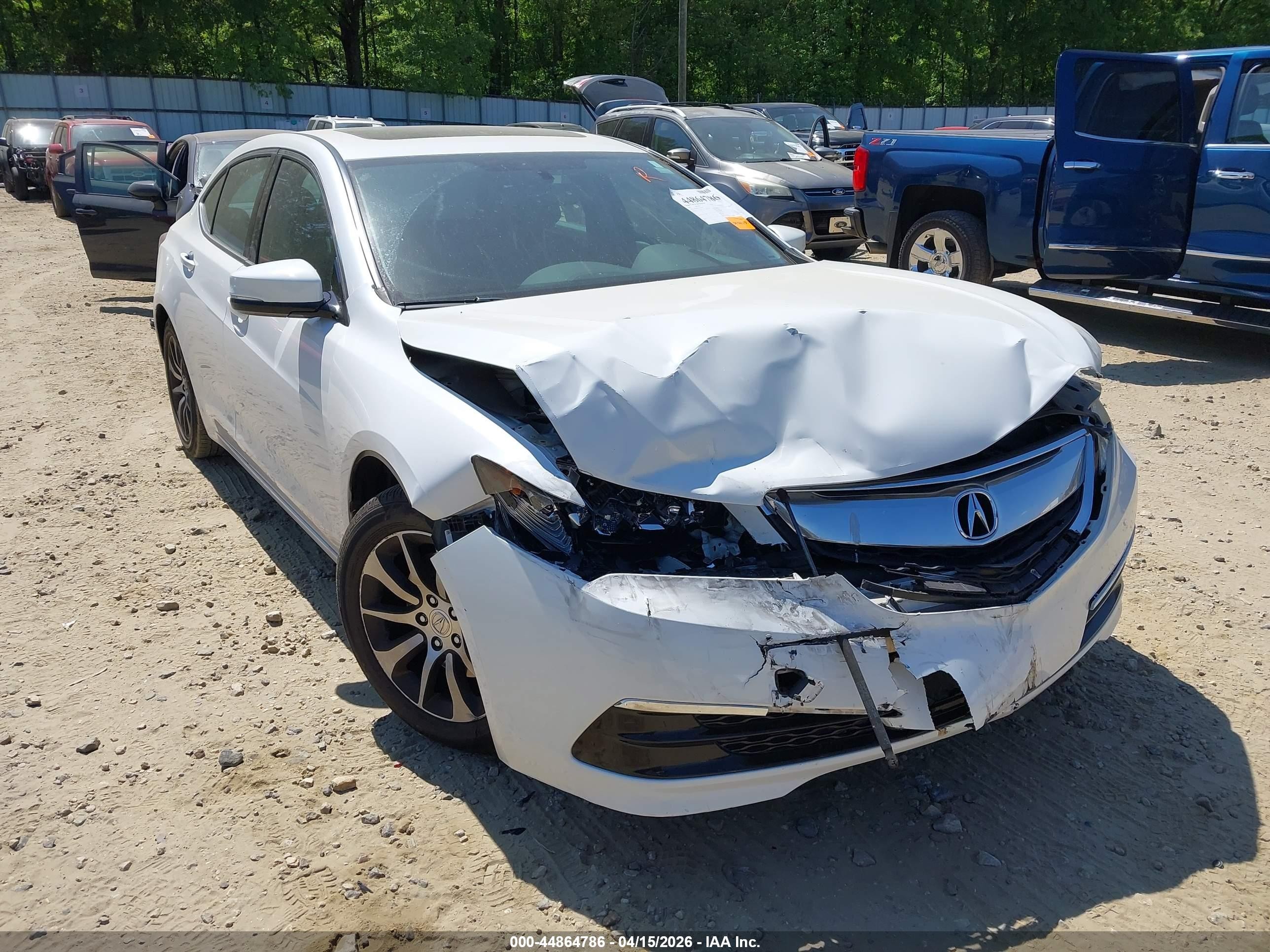 2015 Acura Tlx   White vin: 19UUB1F32FA022007