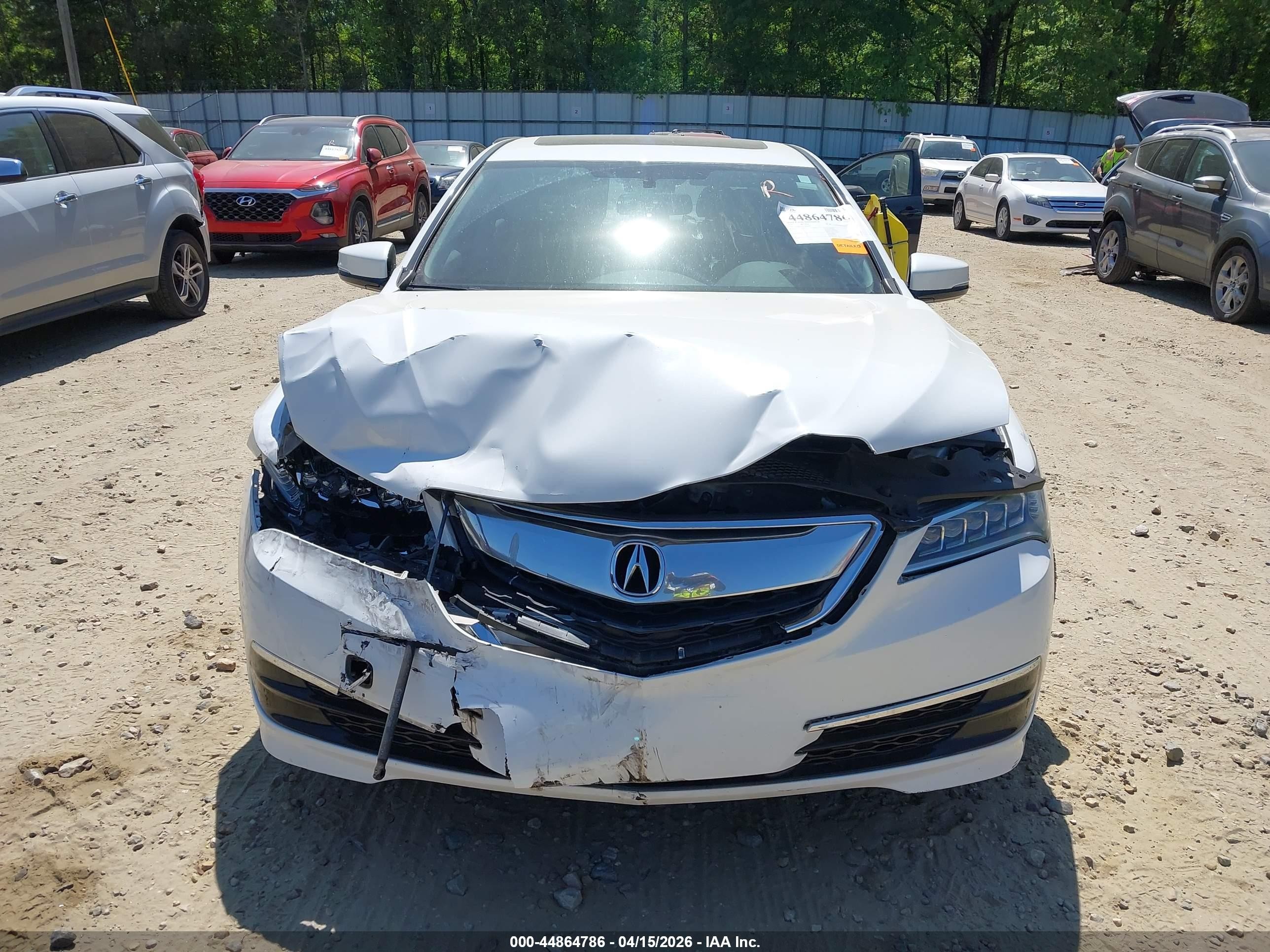 2015 Acura Tlx   White vin: 19UUB1F32FA022007