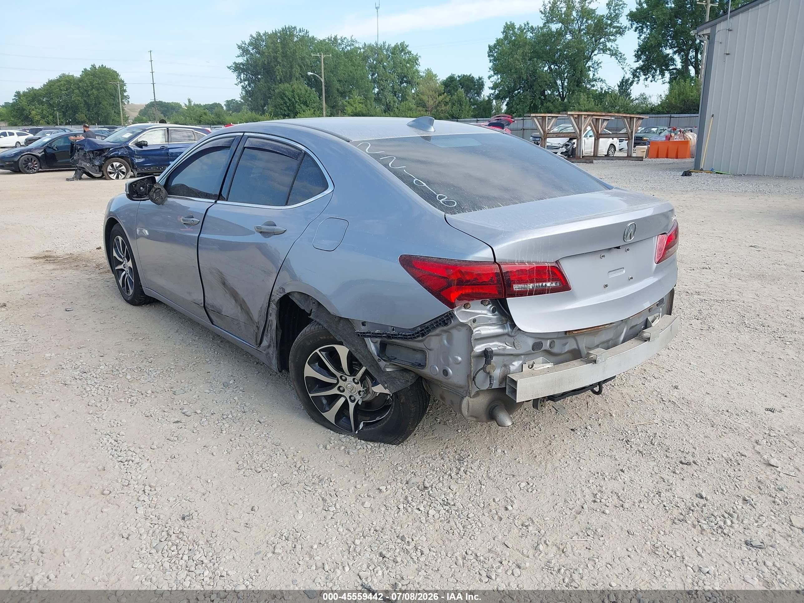 2015 Acura Tlx Light Blue vin: 19UUB1F32FA022198