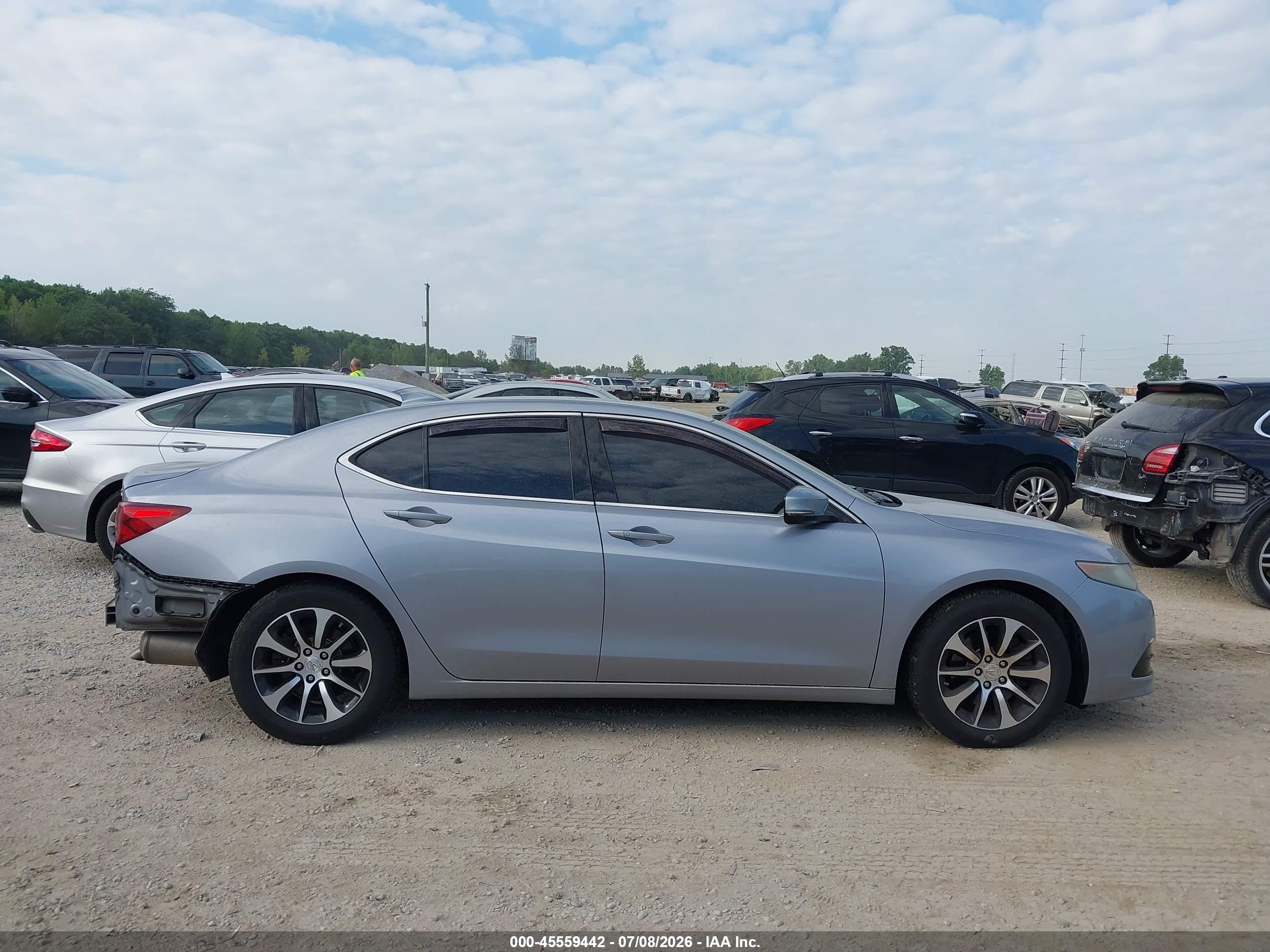 2015 Acura Tlx Light Blue vin: 19UUB1F32FA022198