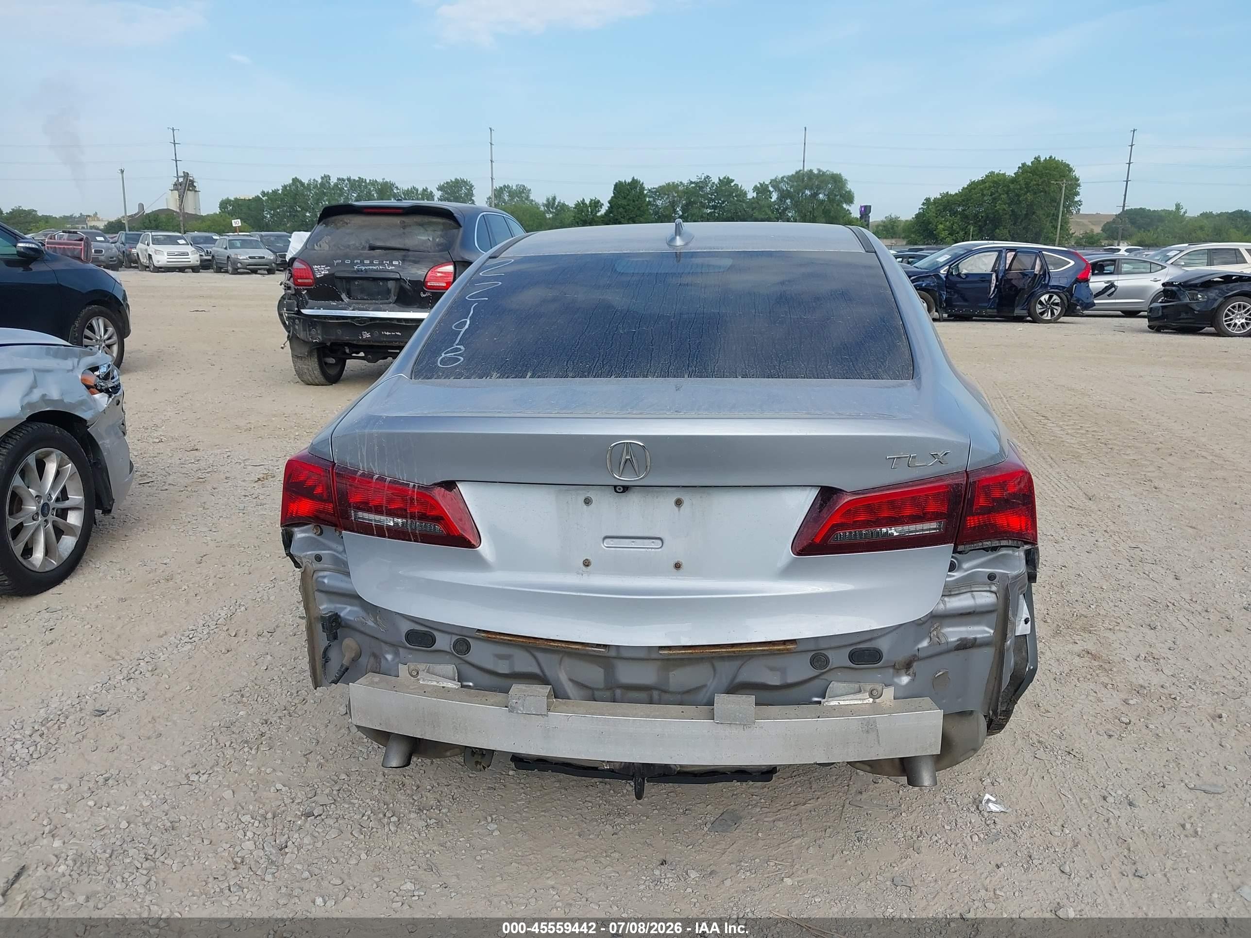 2015 Acura Tlx Light Blue vin: 19UUB1F32FA022198