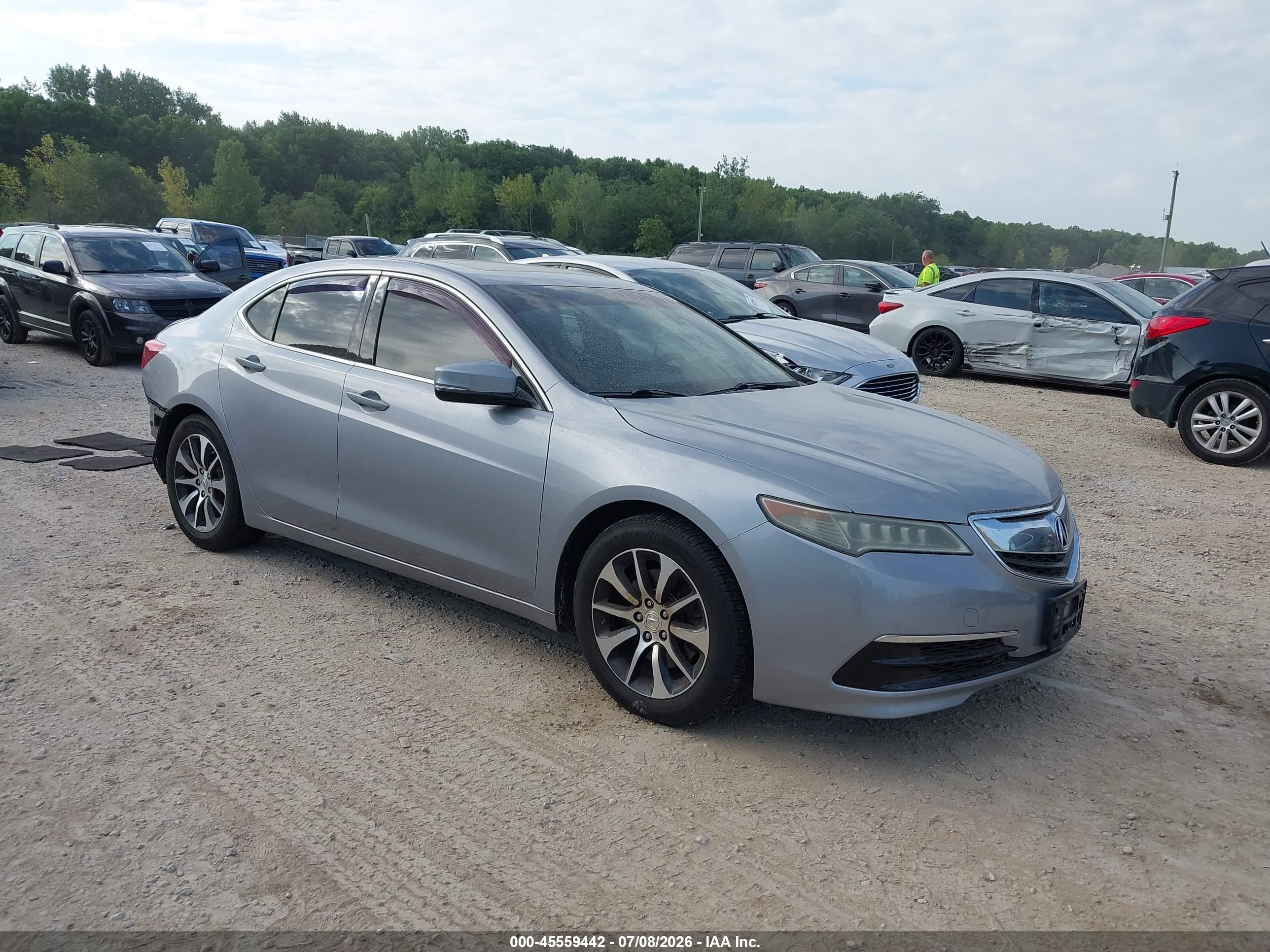 2015 Acura Tlx Light Blue vin: 19UUB1F32FA022198