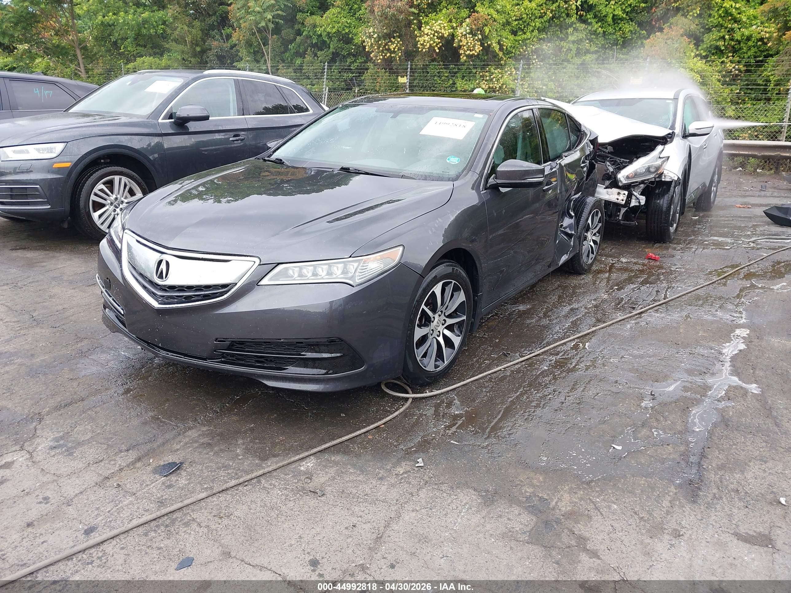 2015 Acura Tlx   Gray vin: 19UUB1F32FA025313