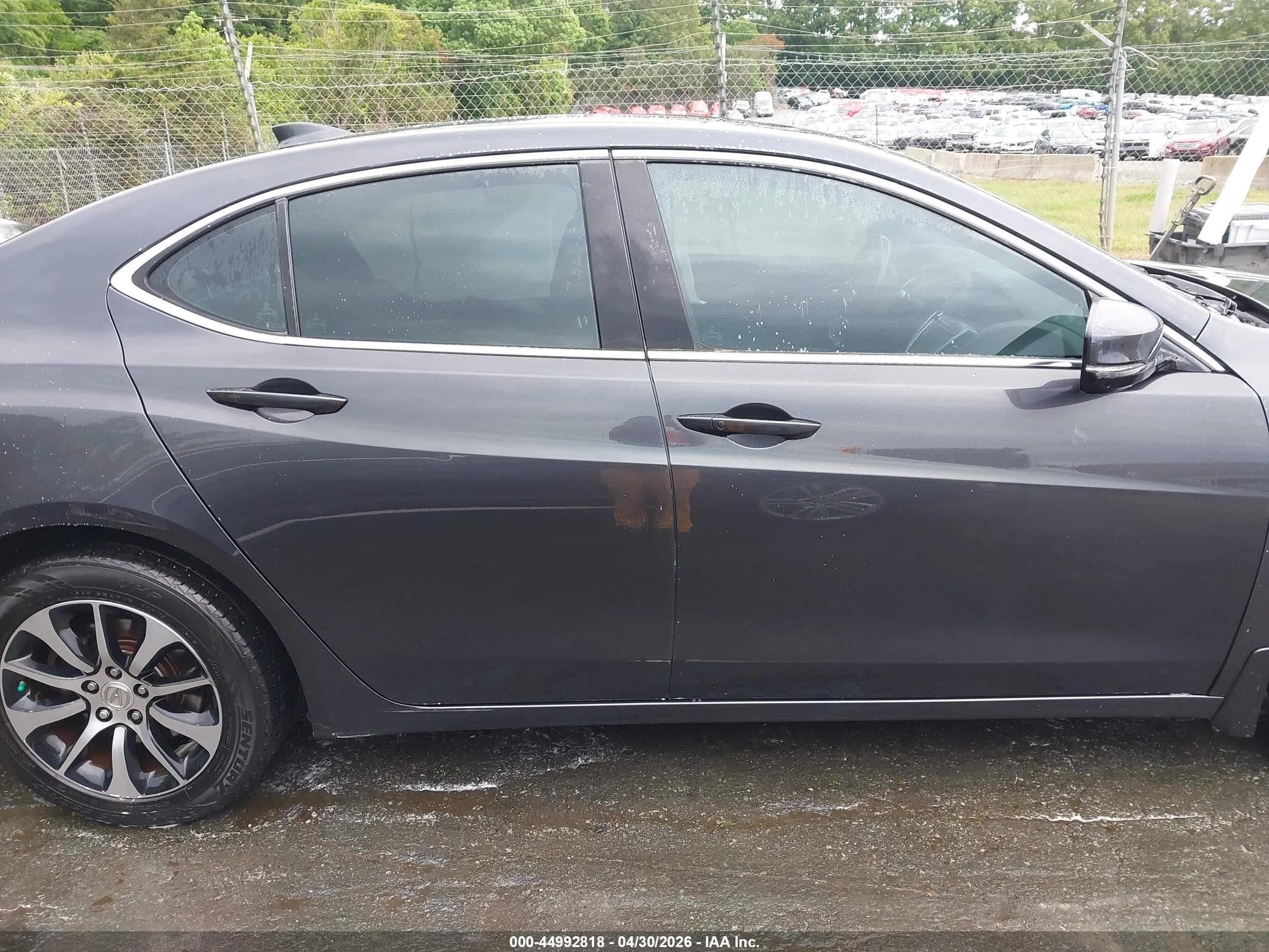 2015 Acura Tlx   Gray vin: 19UUB1F32FA025313