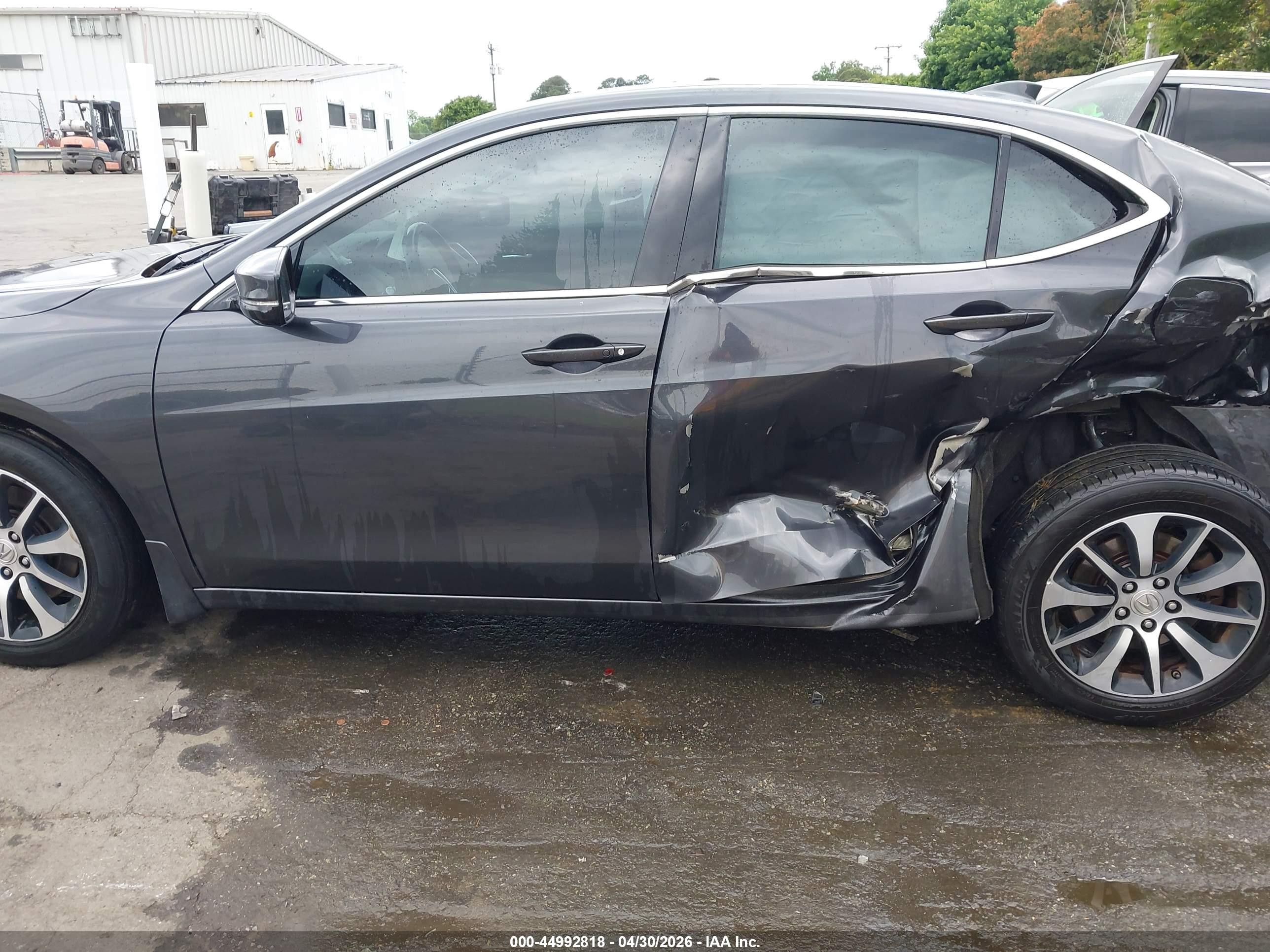 2015 Acura Tlx   Gray vin: 19UUB1F32FA025313