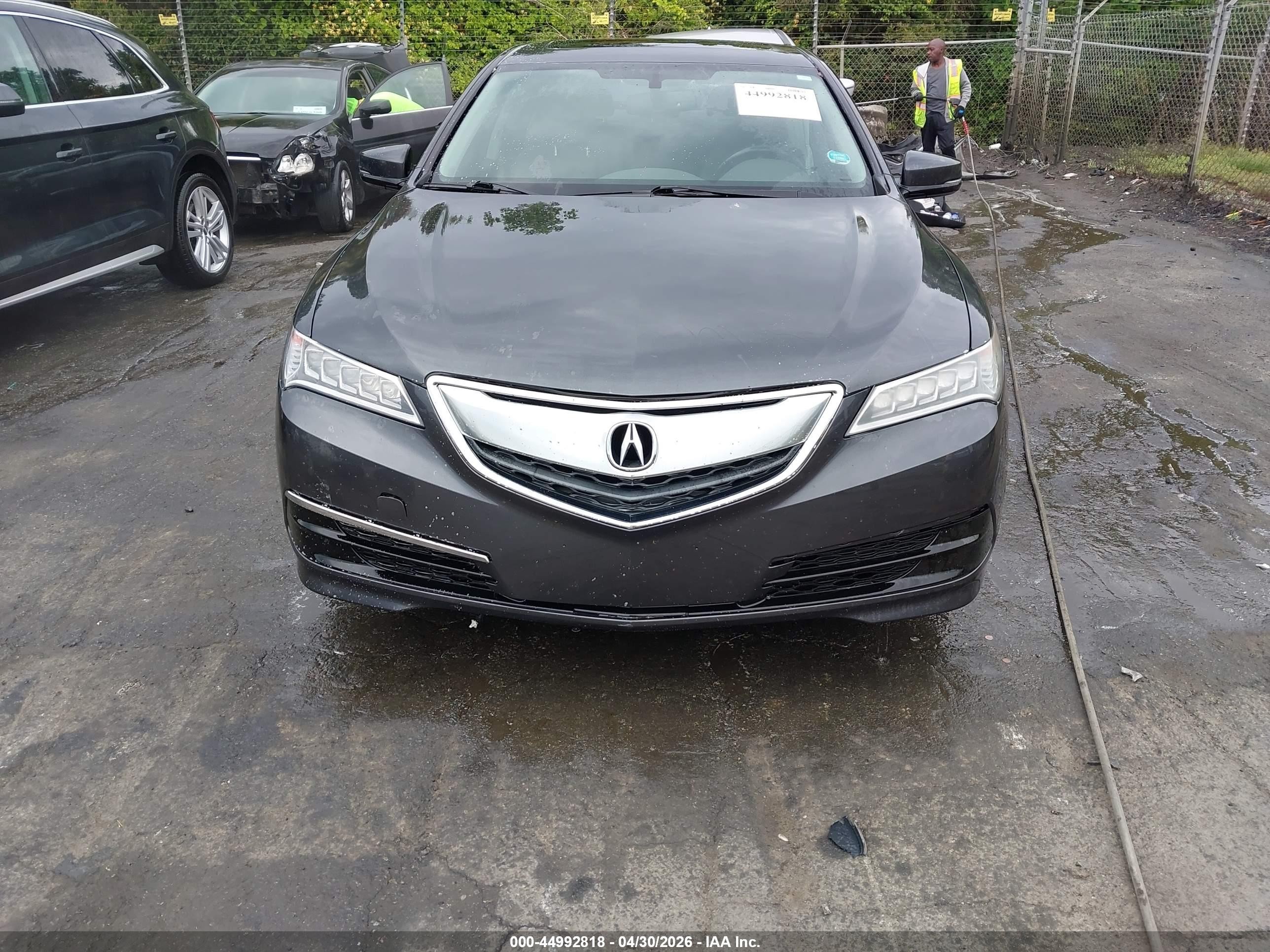 2015 Acura Tlx   Gray vin: 19UUB1F32FA025313