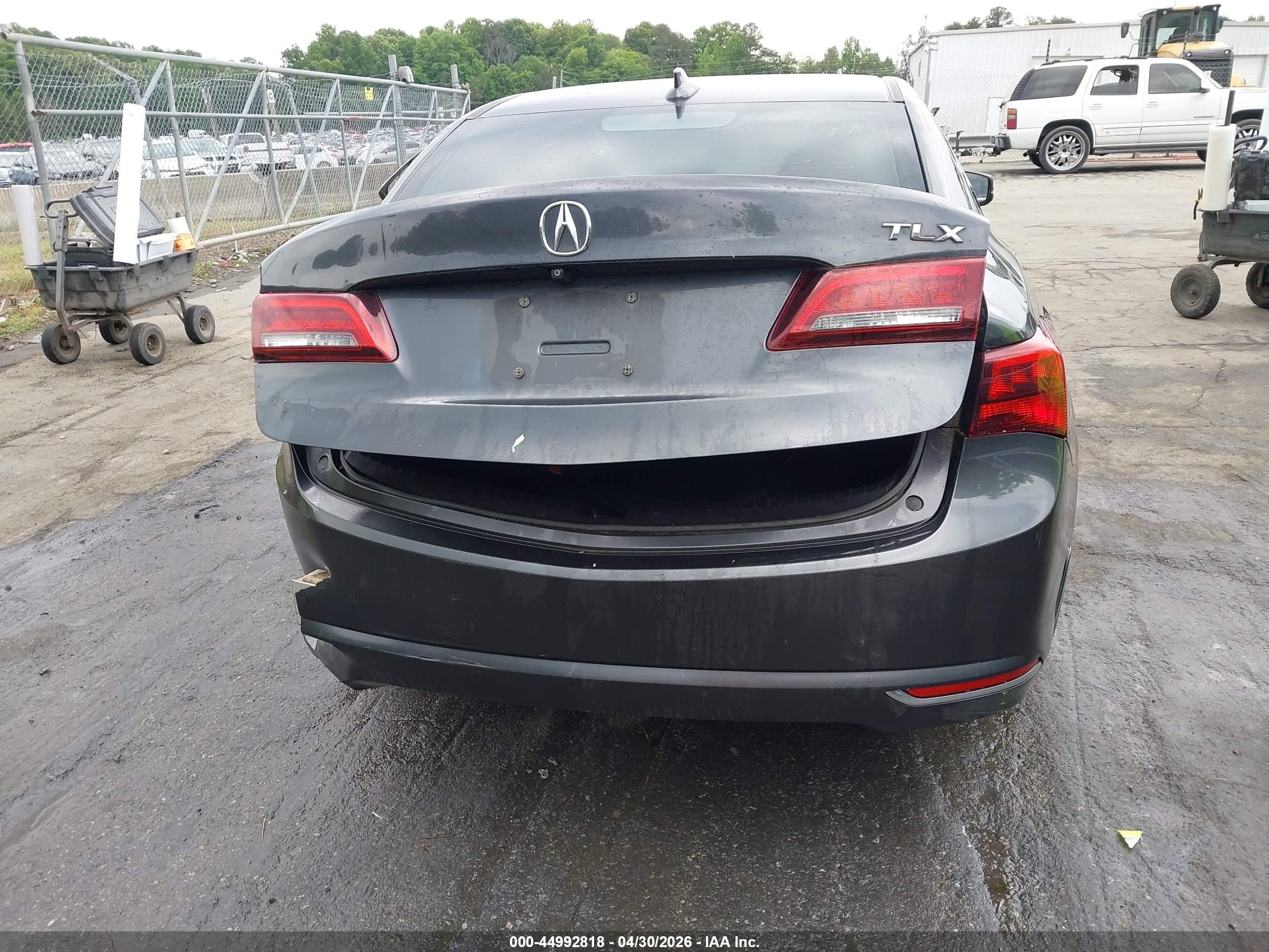 2015 Acura Tlx   Gray vin: 19UUB1F32FA025313