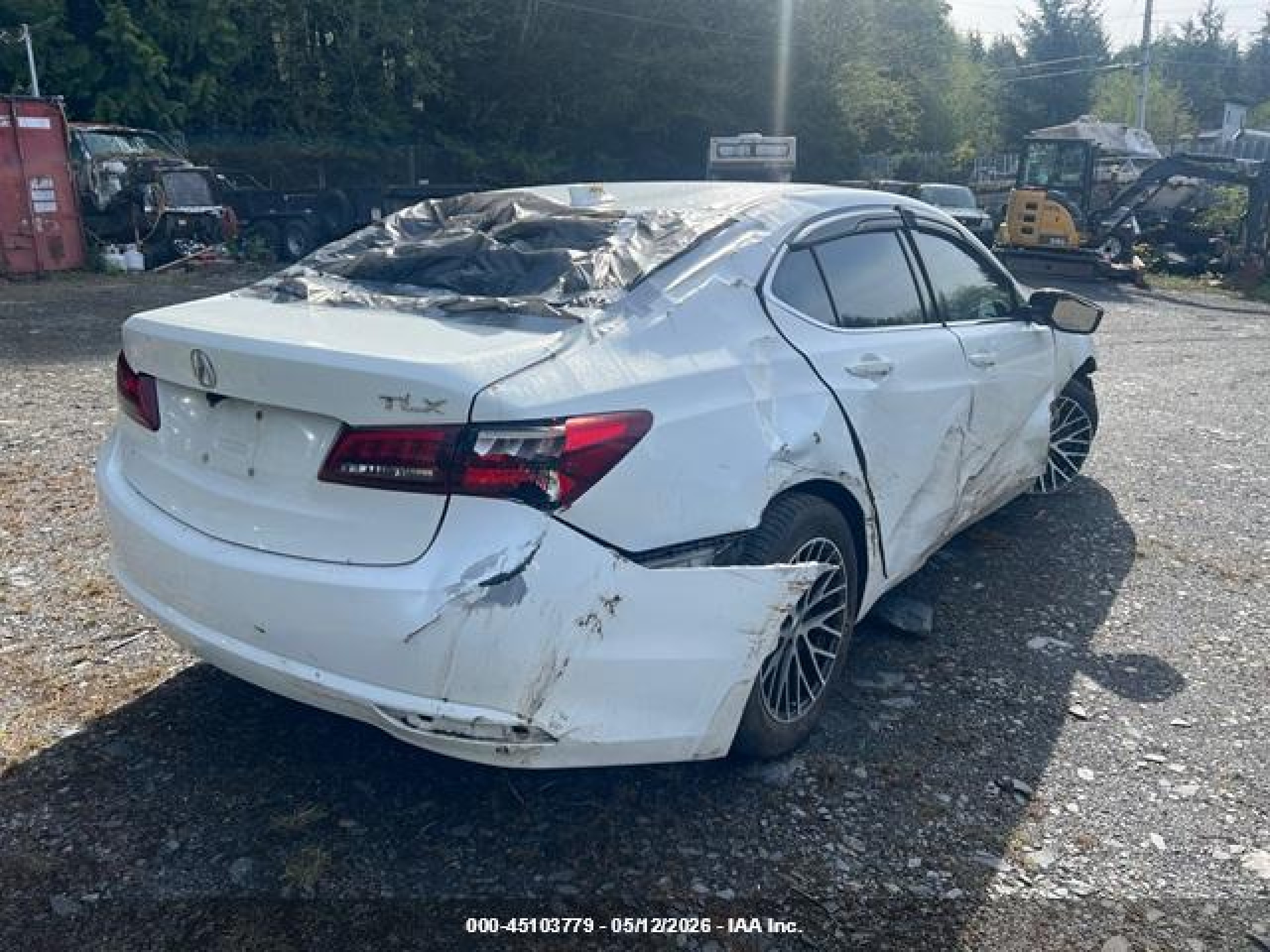 2015 Acura Tlx   White vin: 19UUB1F33FA000761