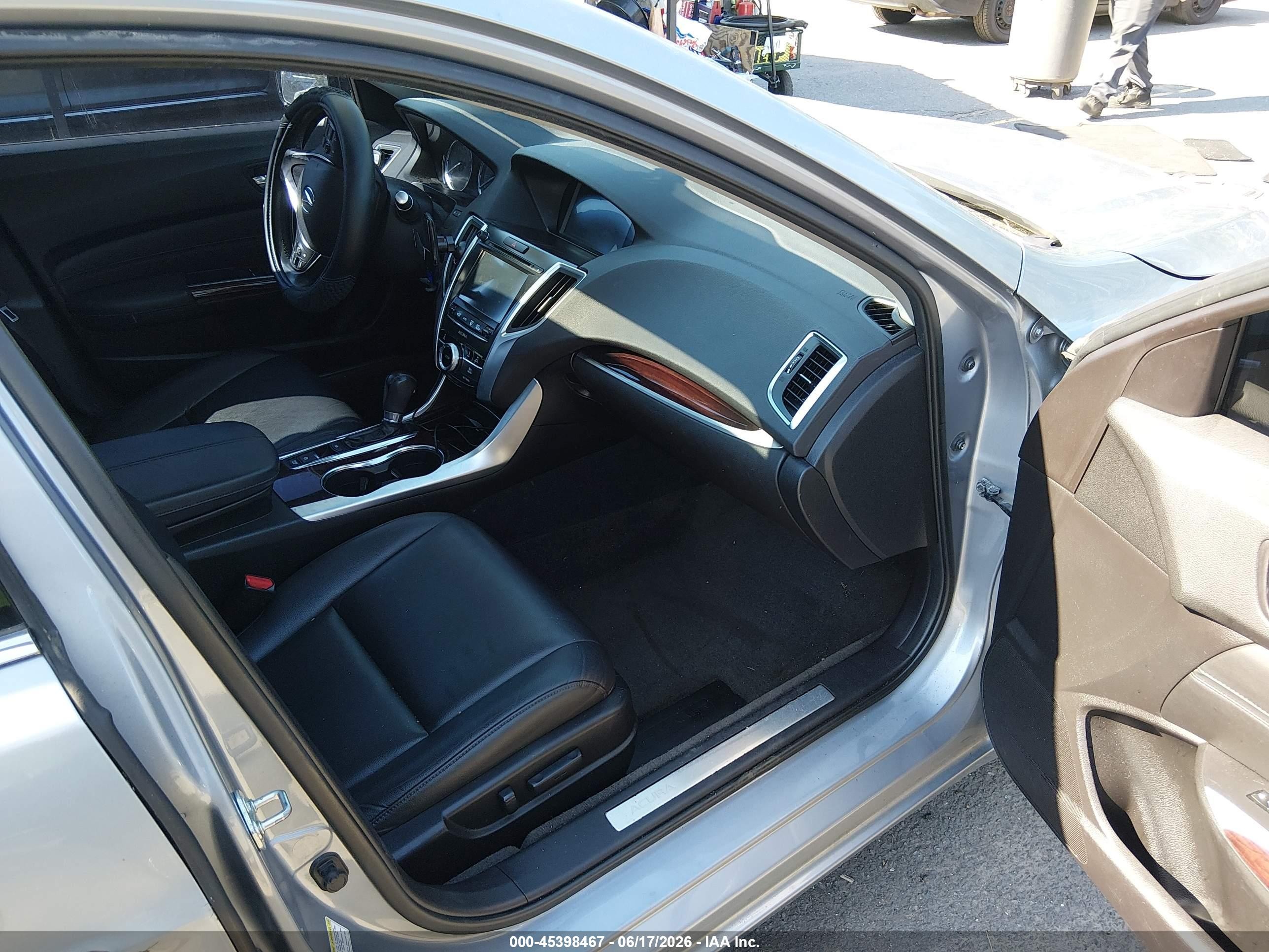 2015 Acura Tlx Silver vin: 19UUB1F33FA007869