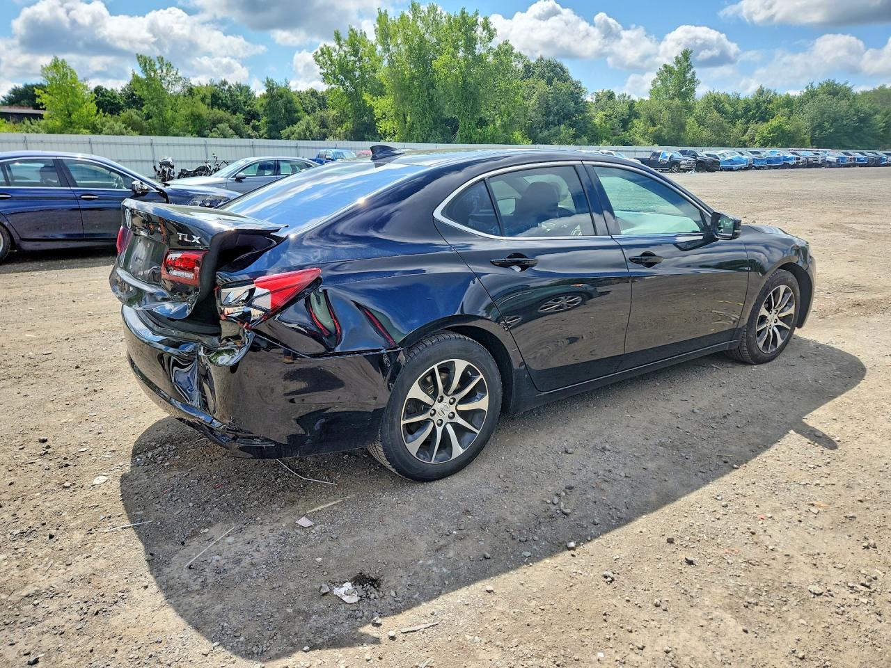 2015 Acura Tlx Черный vin: 19UUB1F33FA017754