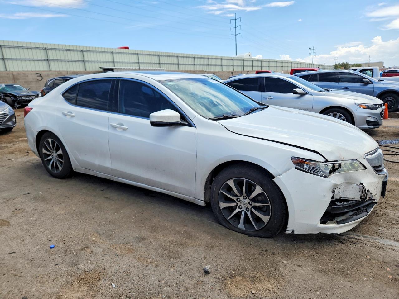 2015 Acura Tlx White vin: 19UUB1F33FA021321