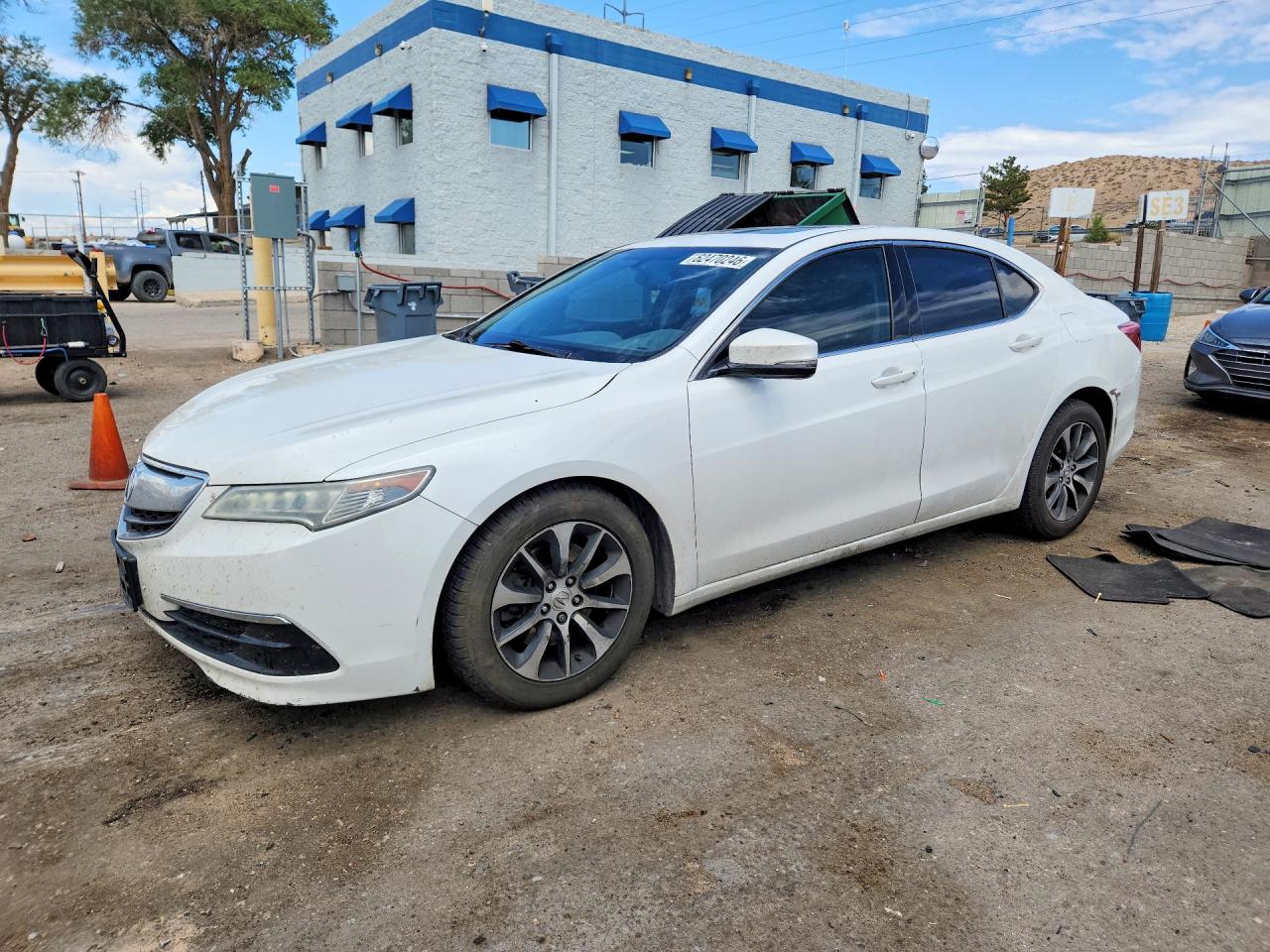 2015 Acura Tlx White vin: 19UUB1F33FA021321