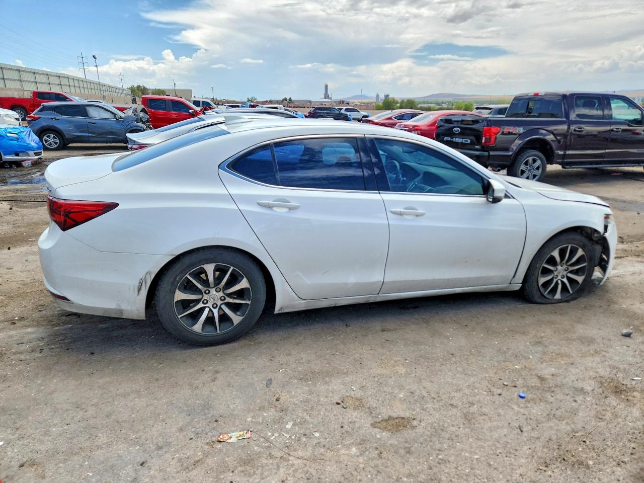 2015 Acura Tlx White vin: 19UUB1F33FA021321