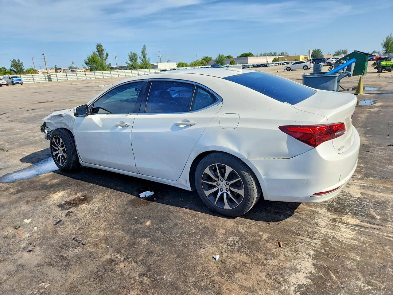 2015 Acura Tlx White vin: 19UUB1F33FA022145