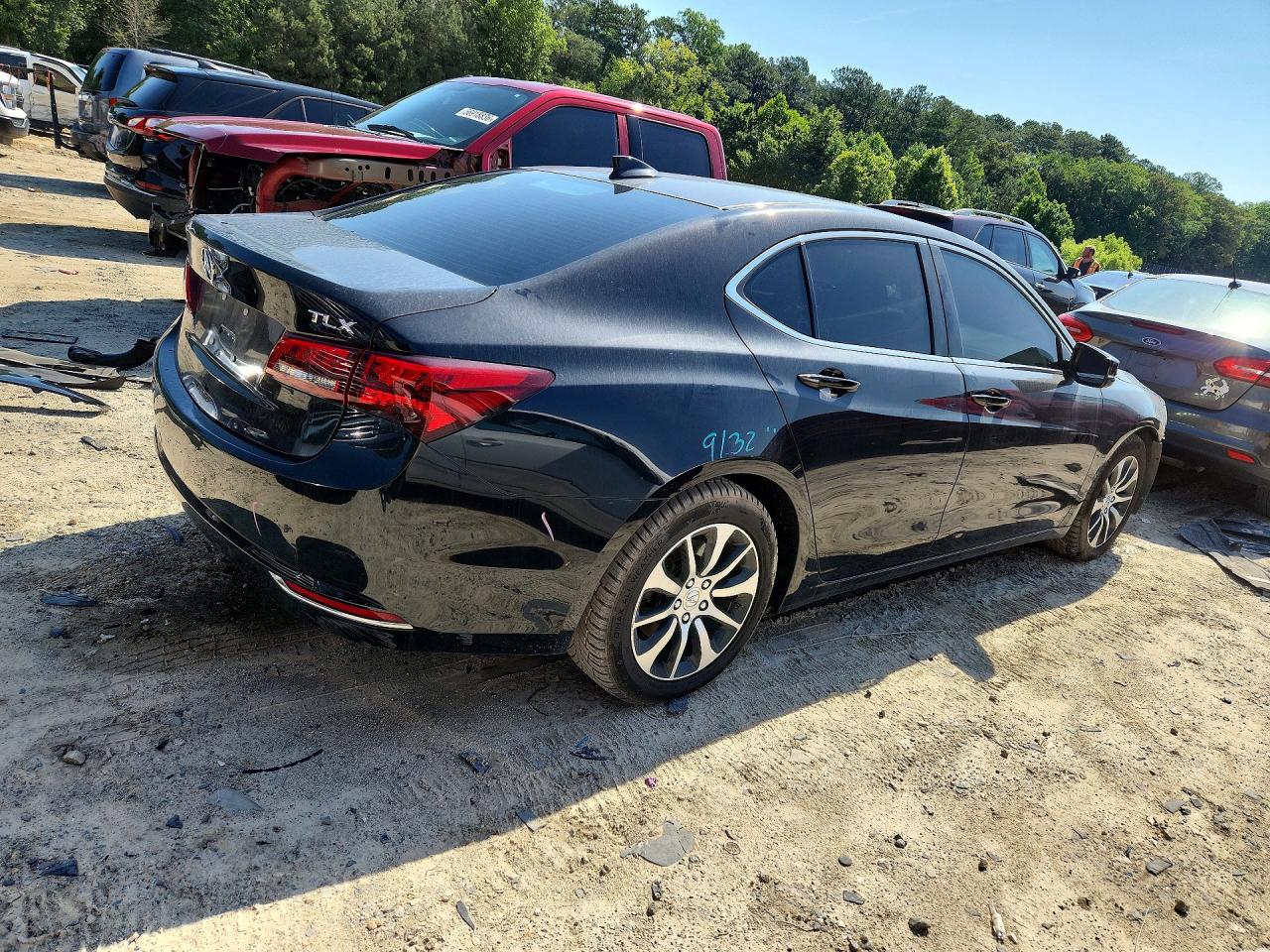 2015 Acura Tlx Black vin: 19UUB1F34FA000994