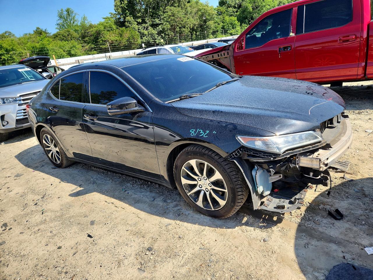 2015 Acura Tlx Black vin: 19UUB1F34FA000994