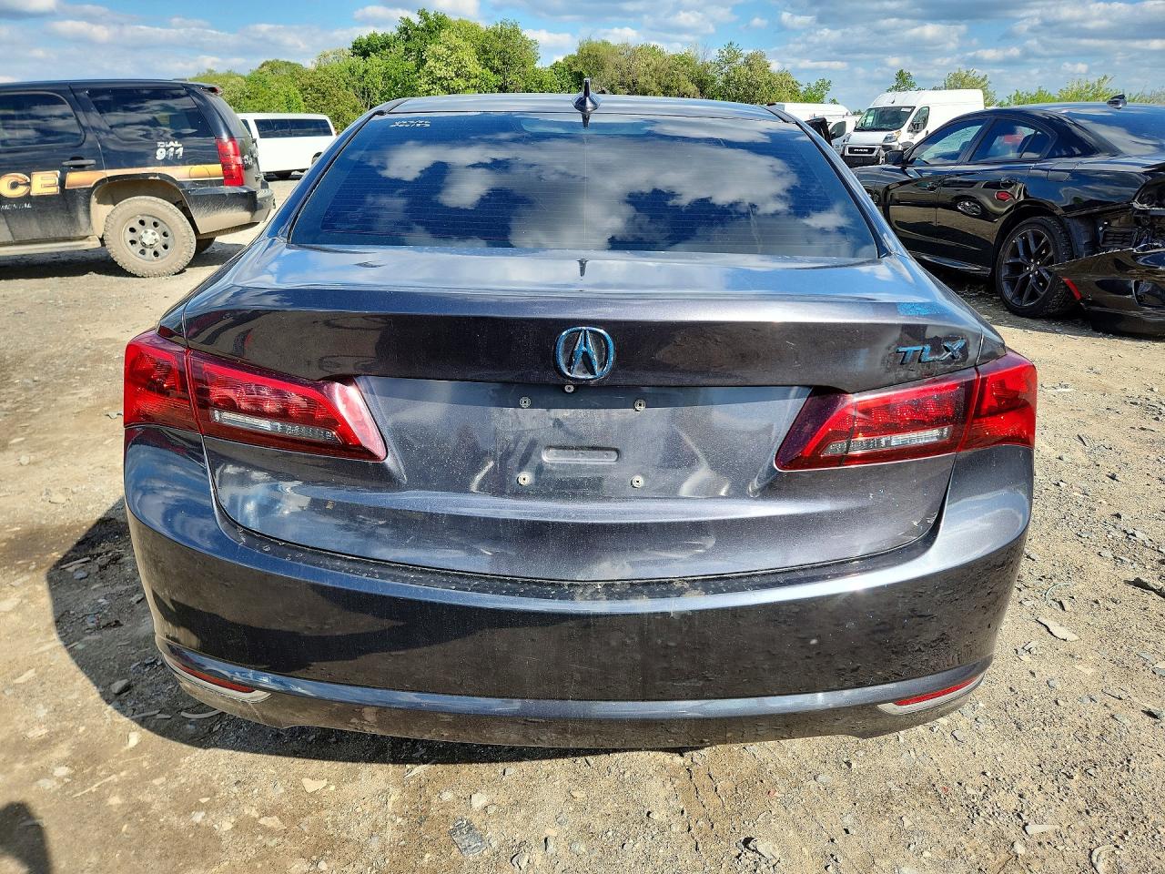 2015 Acura Tlx Gray vin: 19UUB1F34FA010067