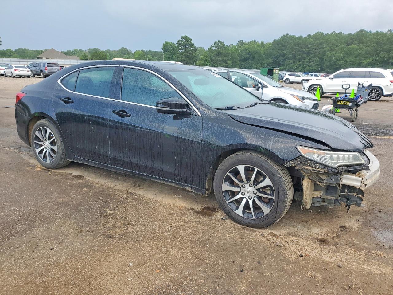 2015 Acura Tlx Черный vin: 19UUB1F34FA019531