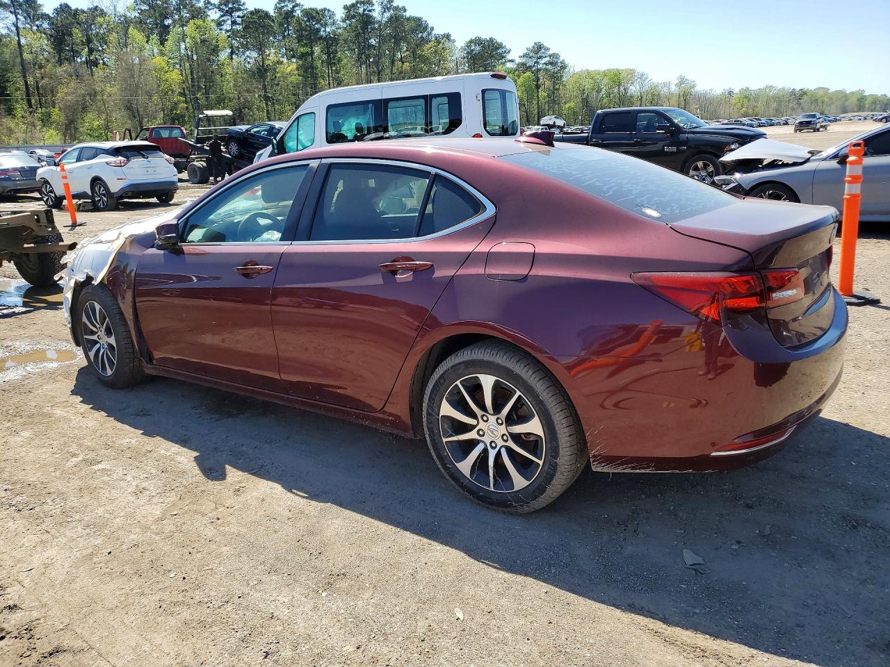 2015 Acura Tlx Red vin: 19UUB1F34FA026351