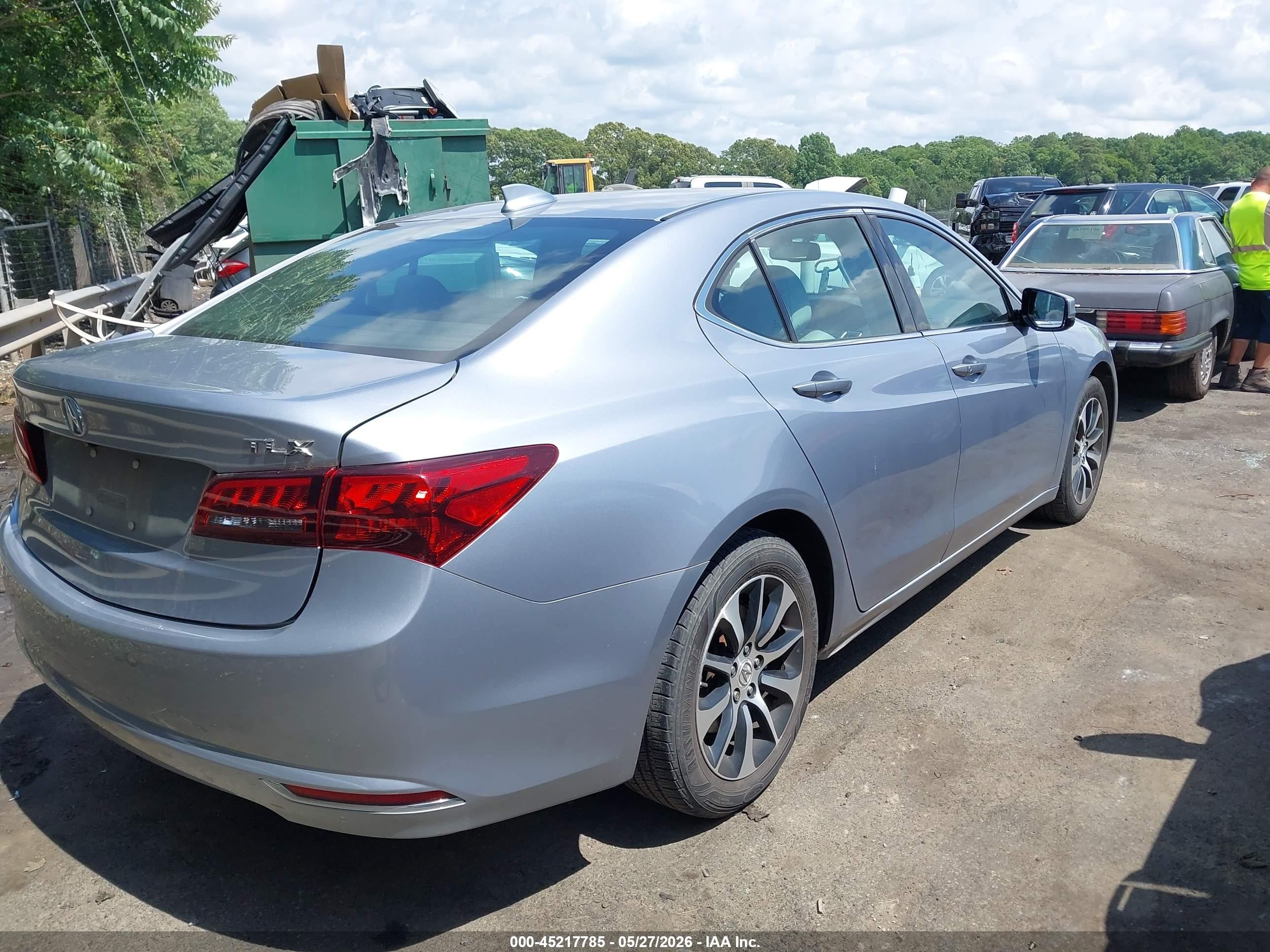 2015 Acura Tlx   Silver vin: 19UUB1F34FA027130