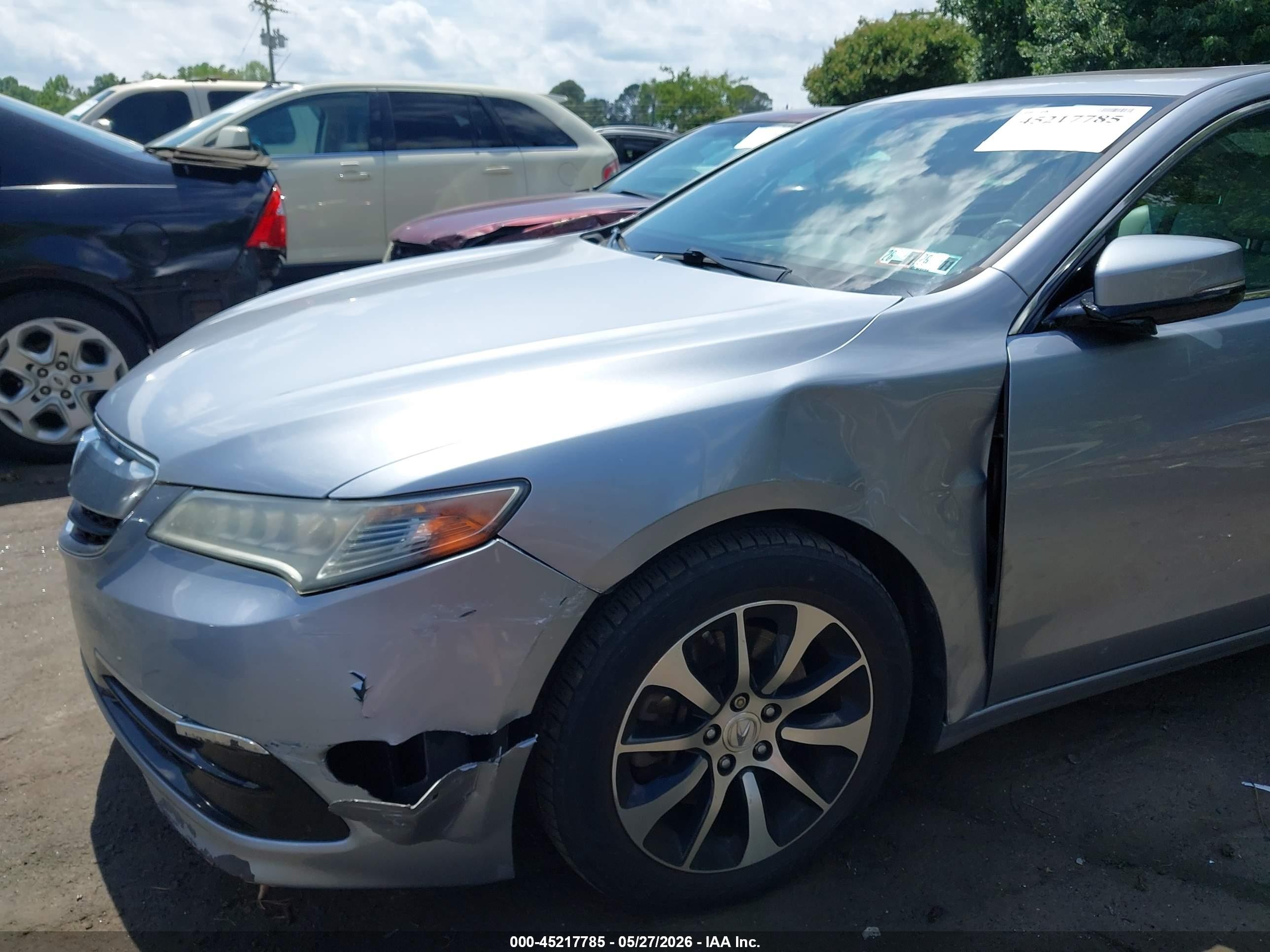 2015 Acura Tlx   Silver vin: 19UUB1F34FA027130