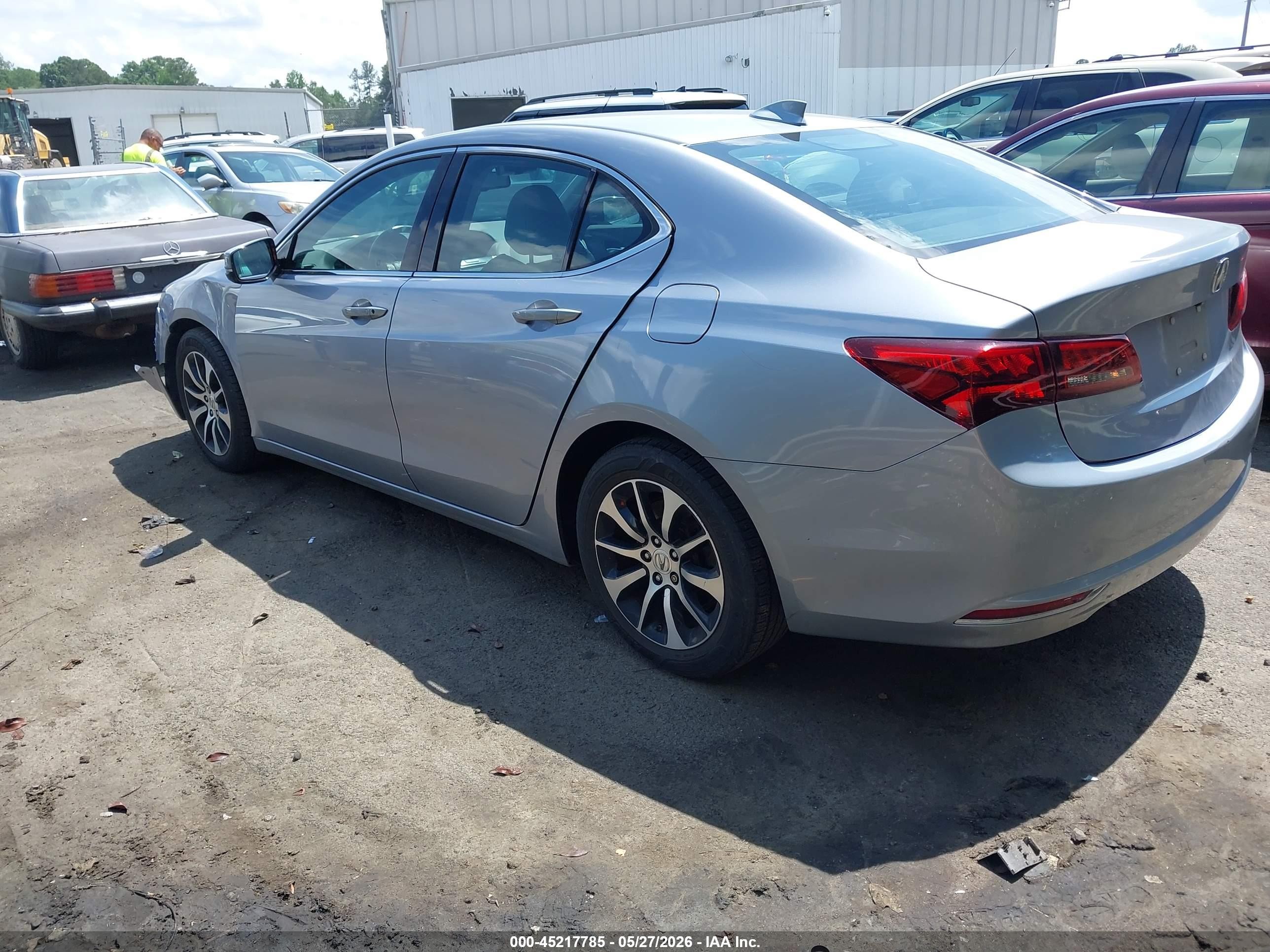 2015 Acura Tlx   Silver vin: 19UUB1F34FA027130