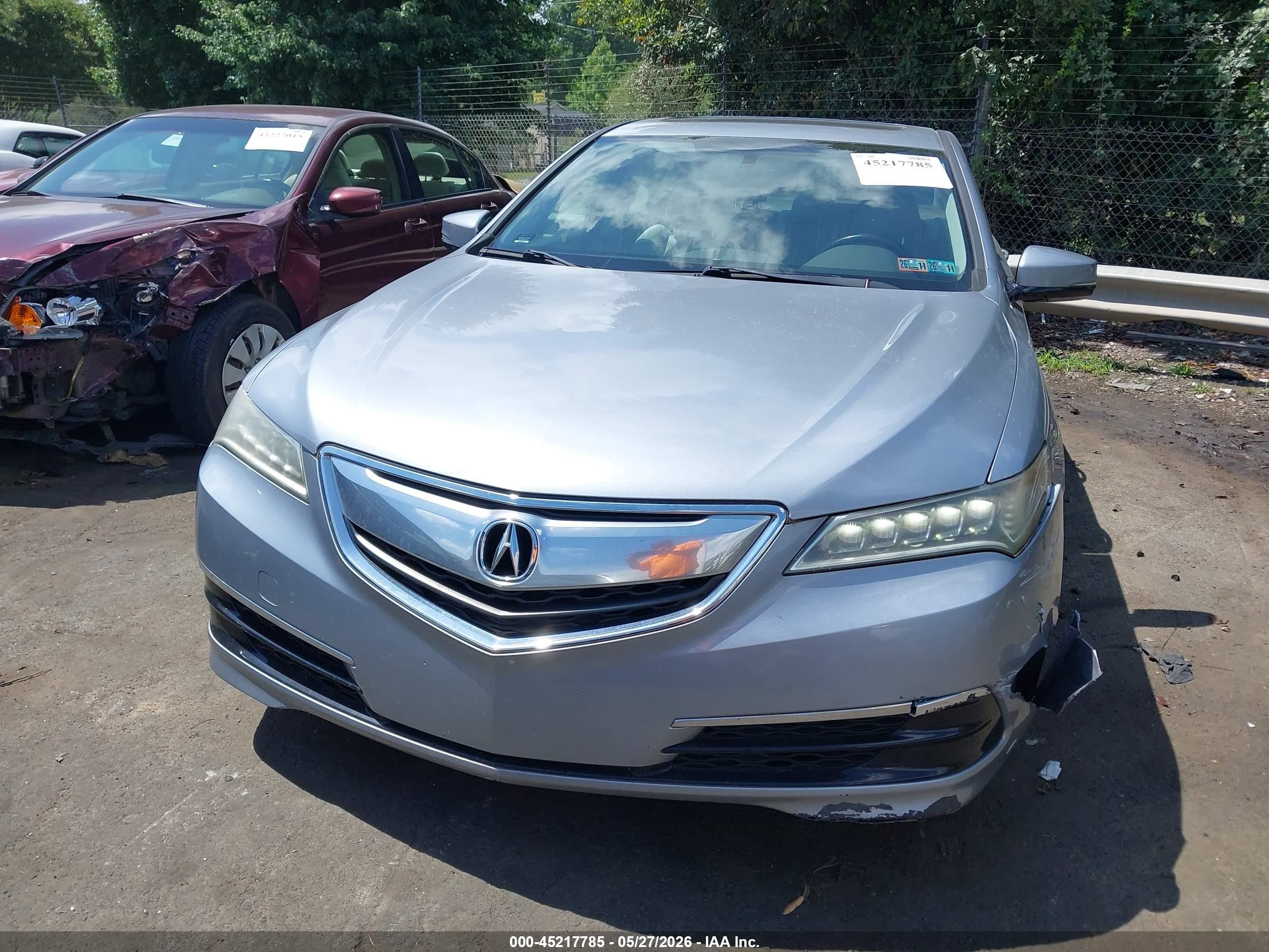 2015 Acura Tlx   Silver vin: 19UUB1F34FA027130
