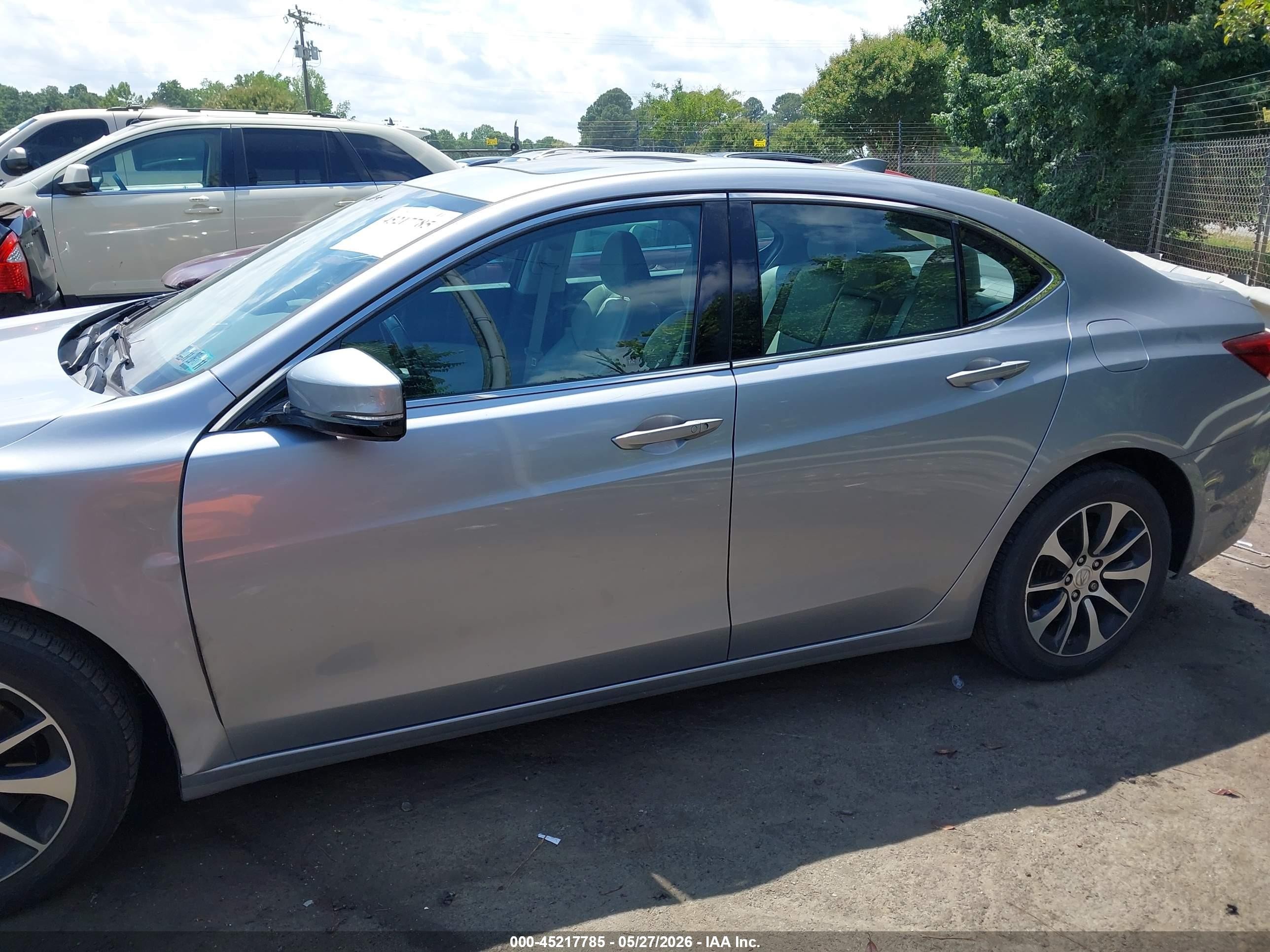 2015 Acura Tlx   Silver vin: 19UUB1F34FA027130