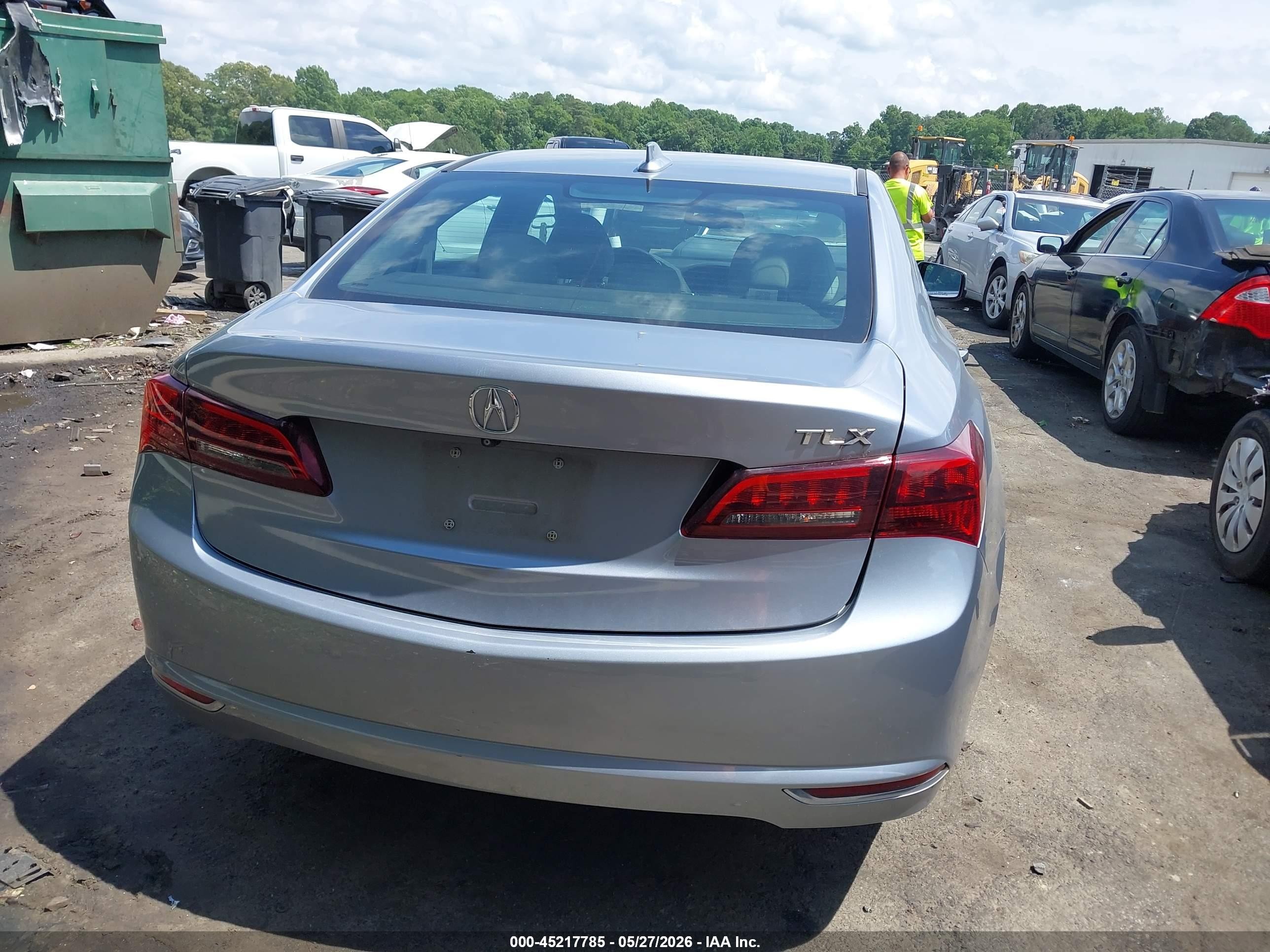 2015 Acura Tlx   Silver vin: 19UUB1F34FA027130