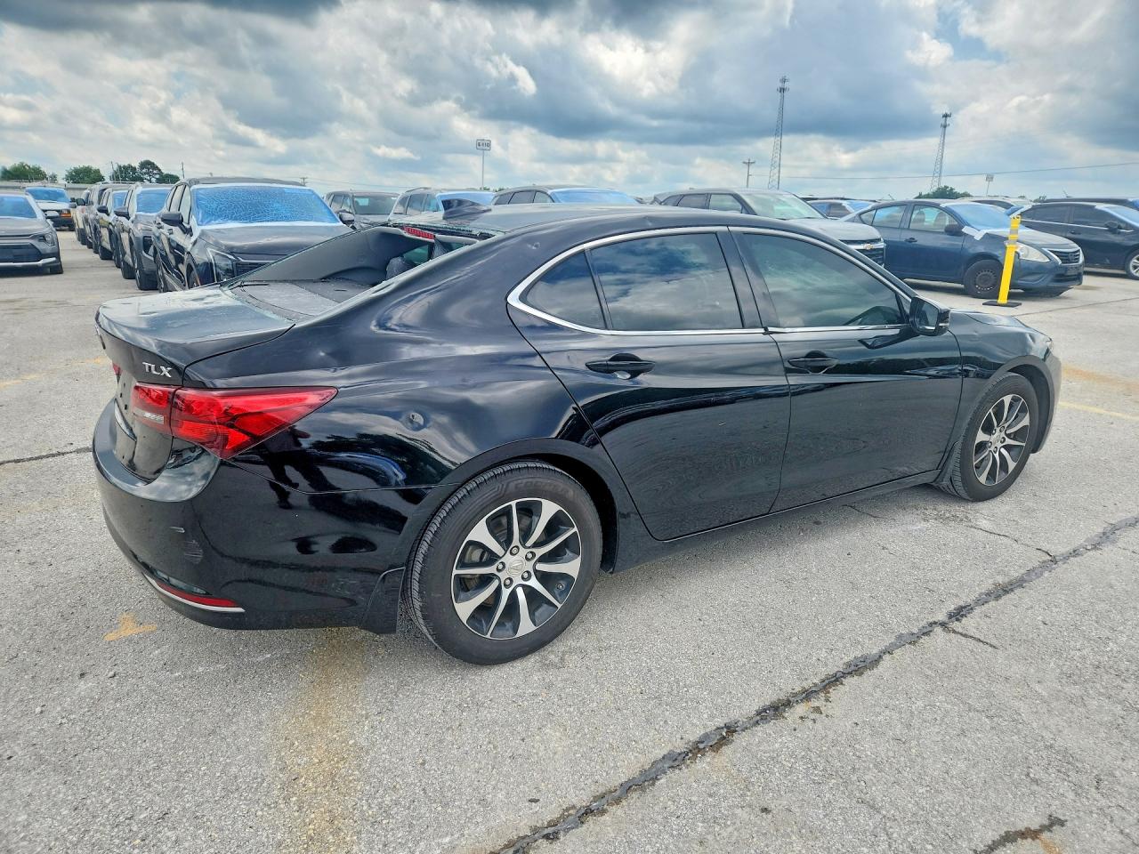 2015 Acura Tlx Black vin: 19UUB1F34FA027841