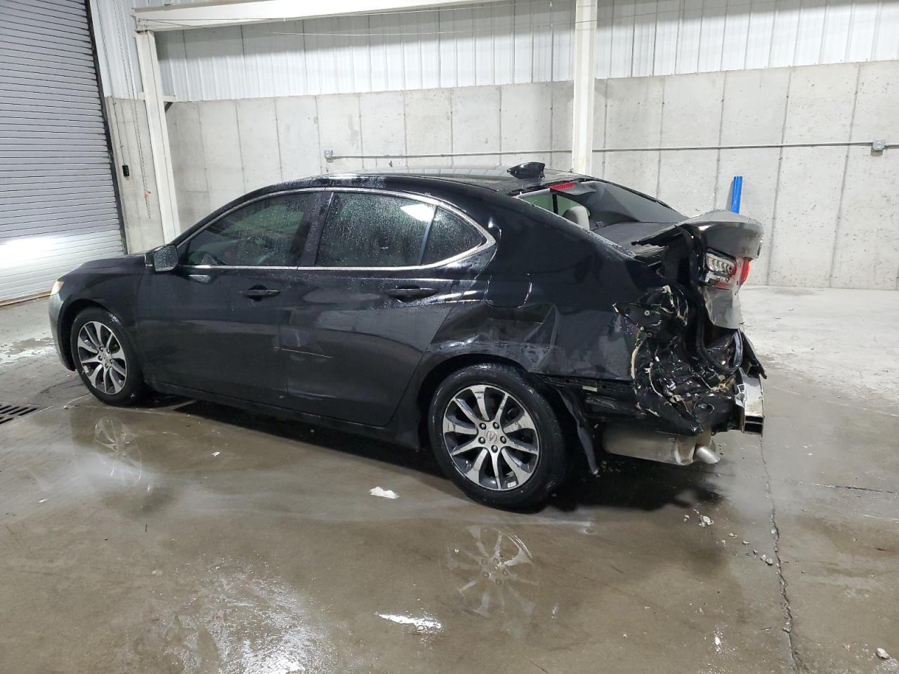 2017 Acura Tlx Черный vin: 19UUB1F34HA001274 Damage: Left Qtr Panel, Severe Damage, Replacement Required