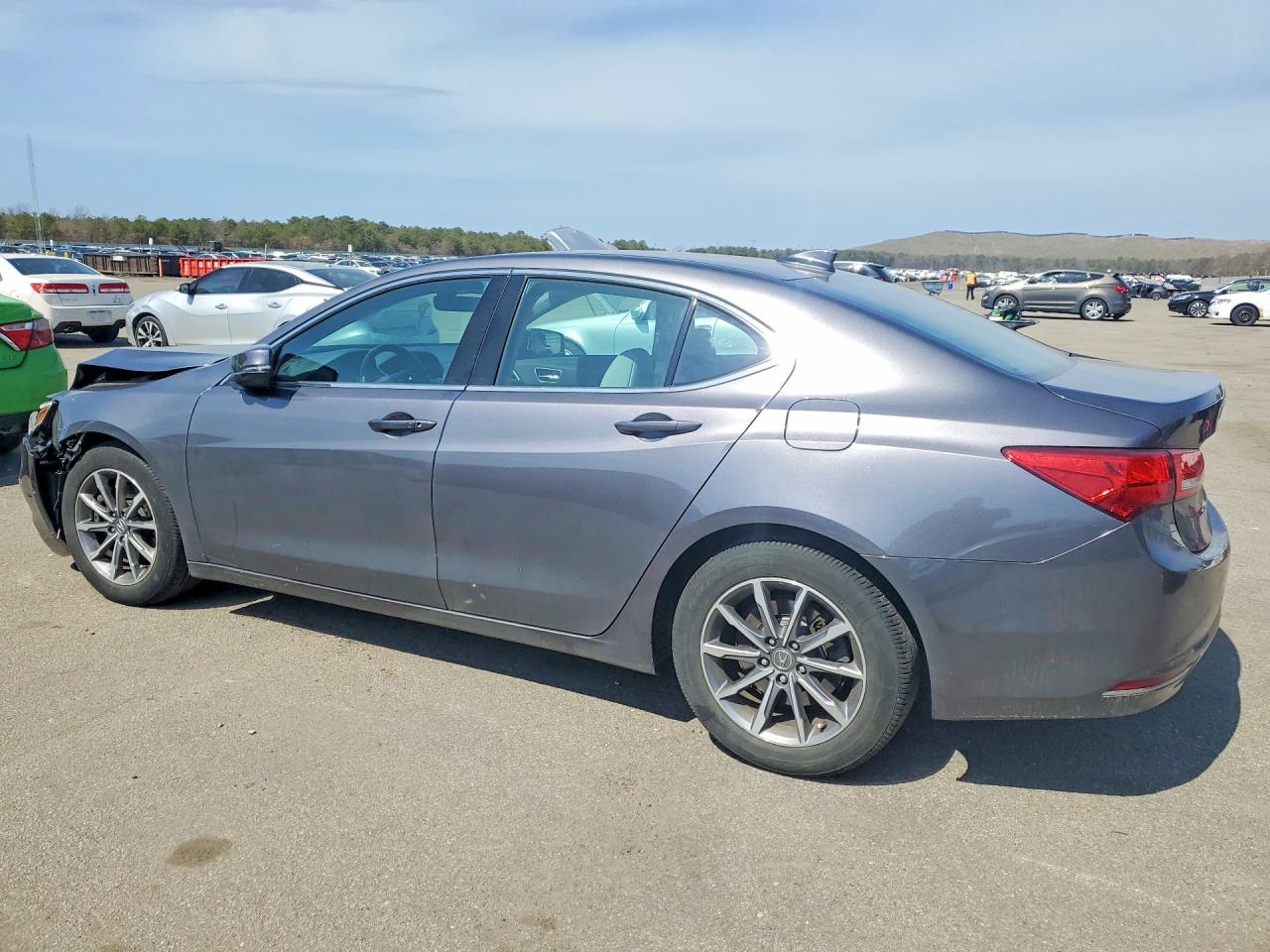 2020 Acura Tlx Gray vin: 19UUB1F34LA002157