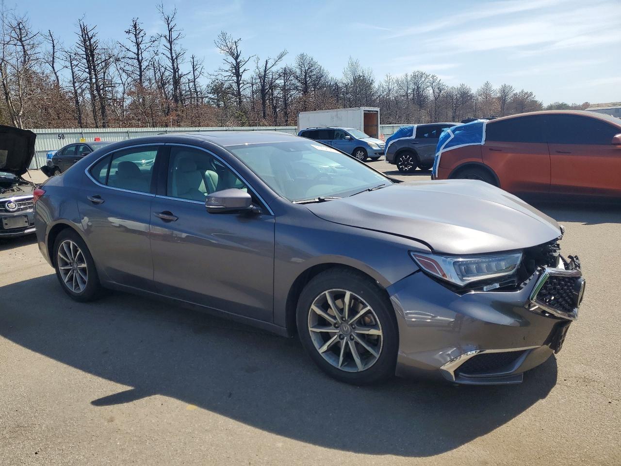 2020 Acura Tlx Gray vin: 19UUB1F34LA002157