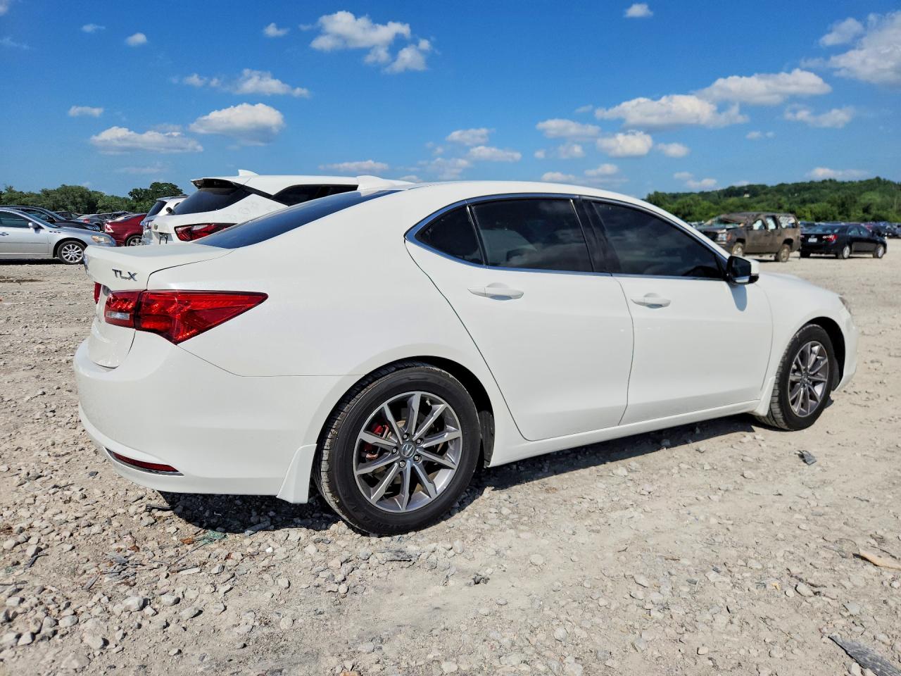 2020 Acura Tlx White vin: 19UUB1F34LA008539
