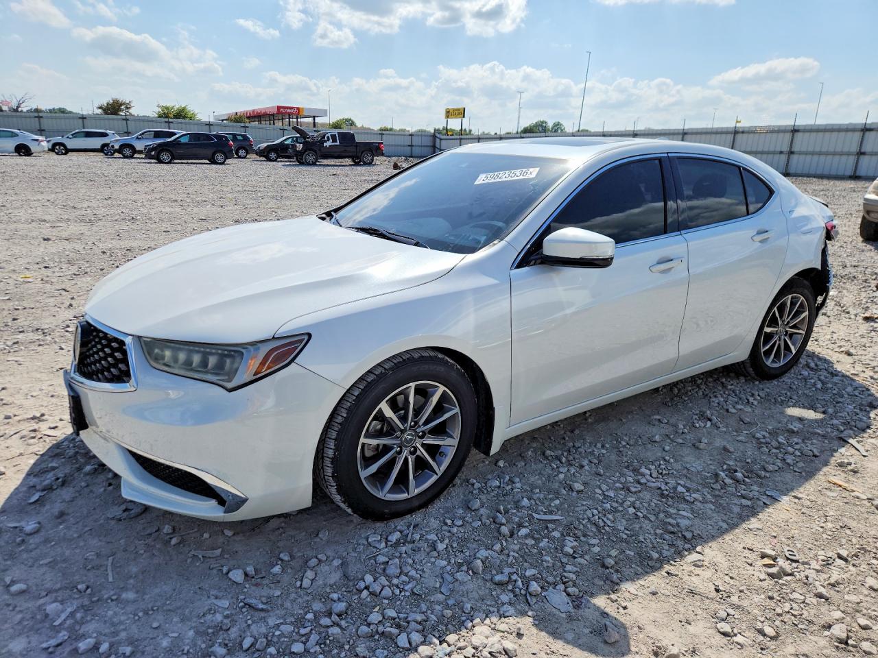 2020 Acura Tlx White vin: 19UUB1F34LA008539