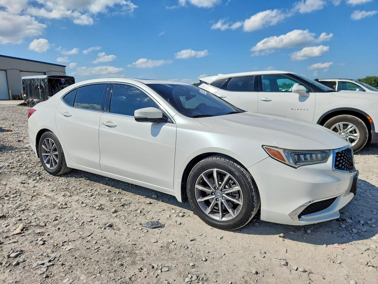 2020 Acura Tlx White vin: 19UUB1F34LA008539