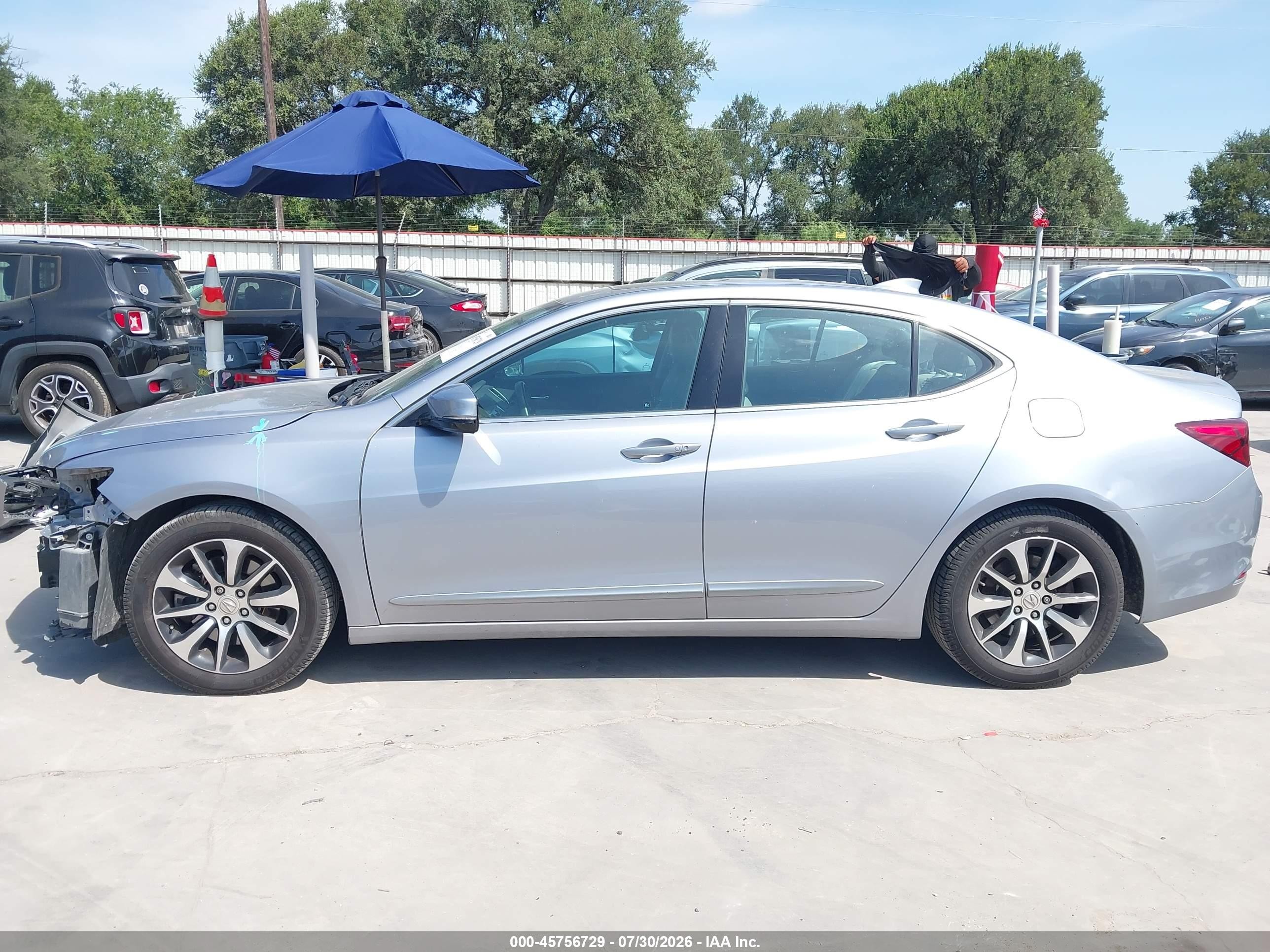 2015 Acura Tlx   Silver vin: 19UUB1F35FA006450