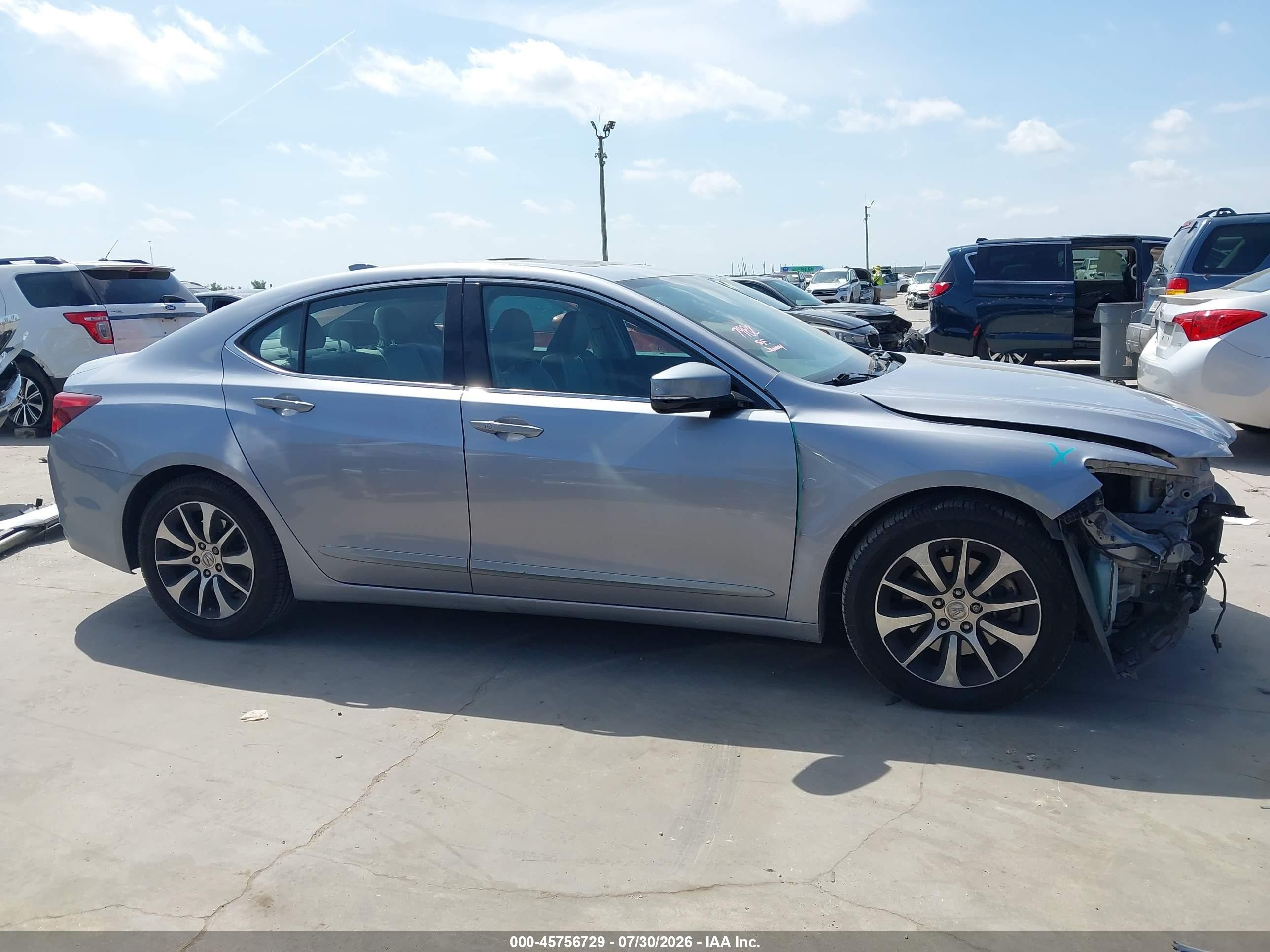 2015 Acura Tlx   Silver vin: 19UUB1F35FA006450