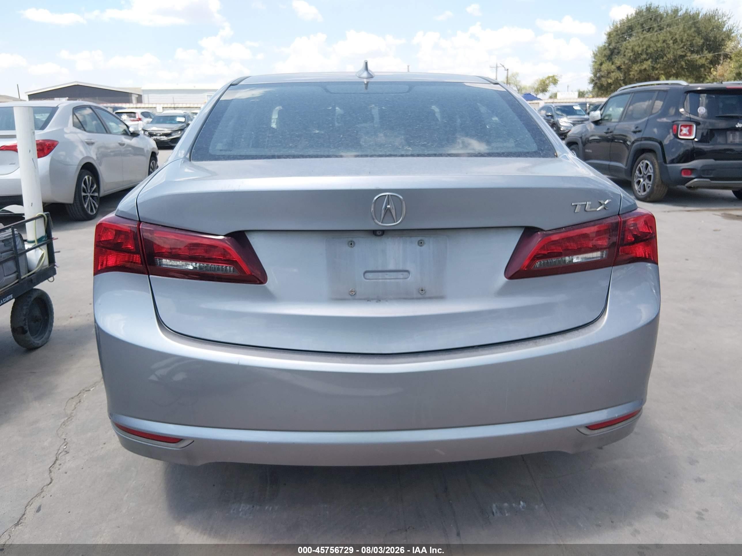 2015 Acura Tlx   Silver vin: 19UUB1F35FA006450