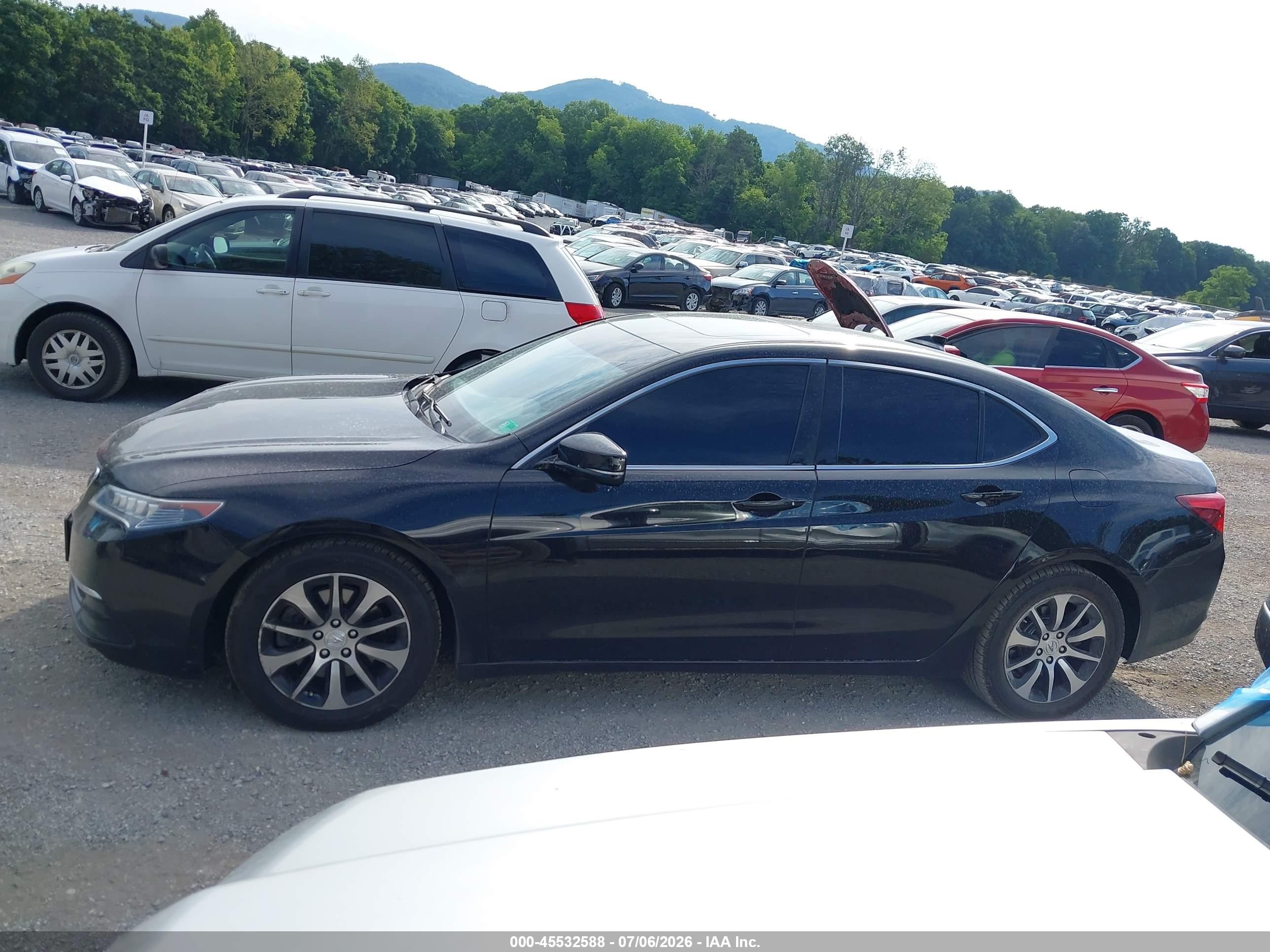 2015 Acura Tlx   Black vin: 19UUB1F35FA007257