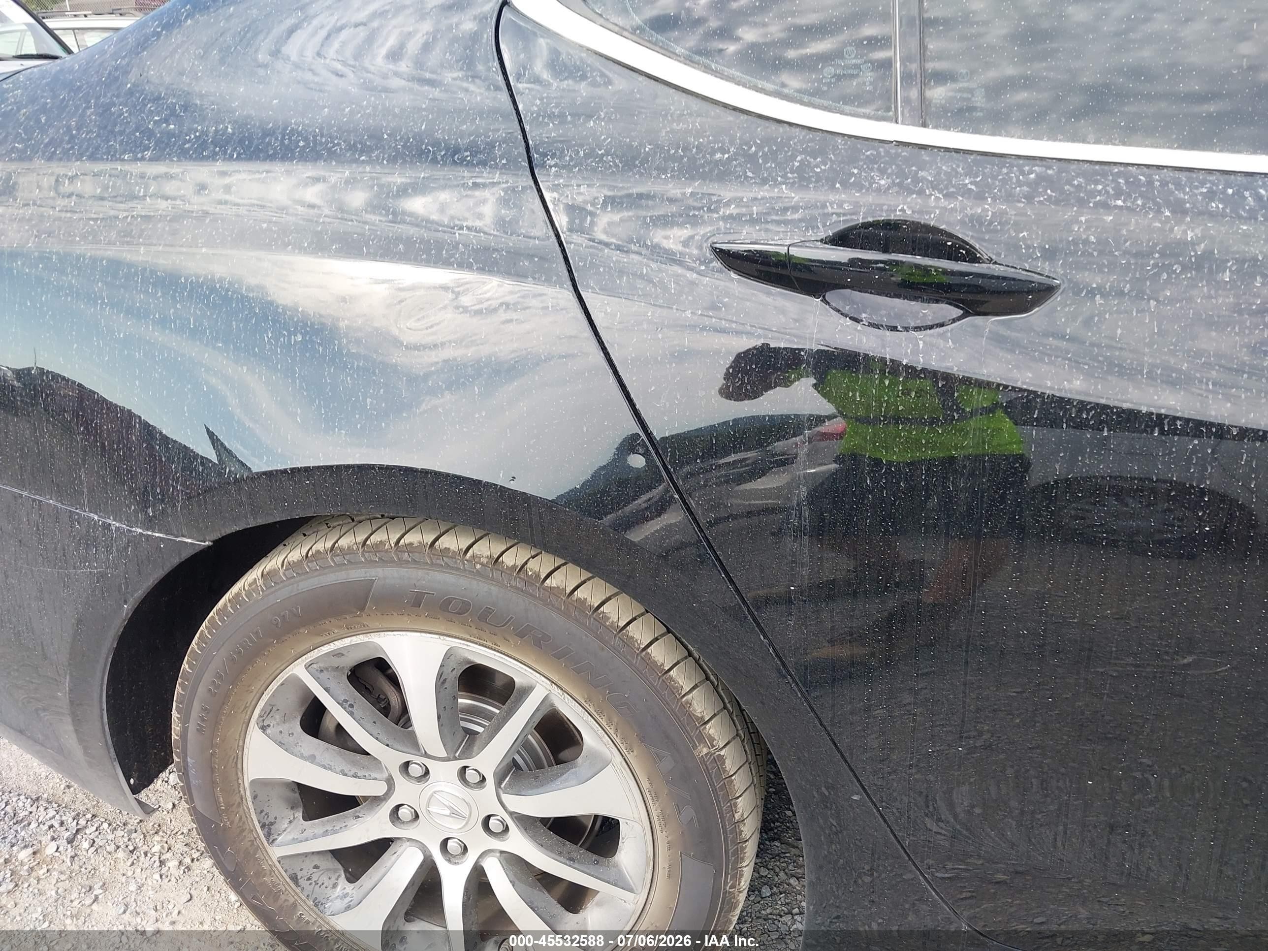 2015 Acura Tlx   Black vin: 19UUB1F35FA007257