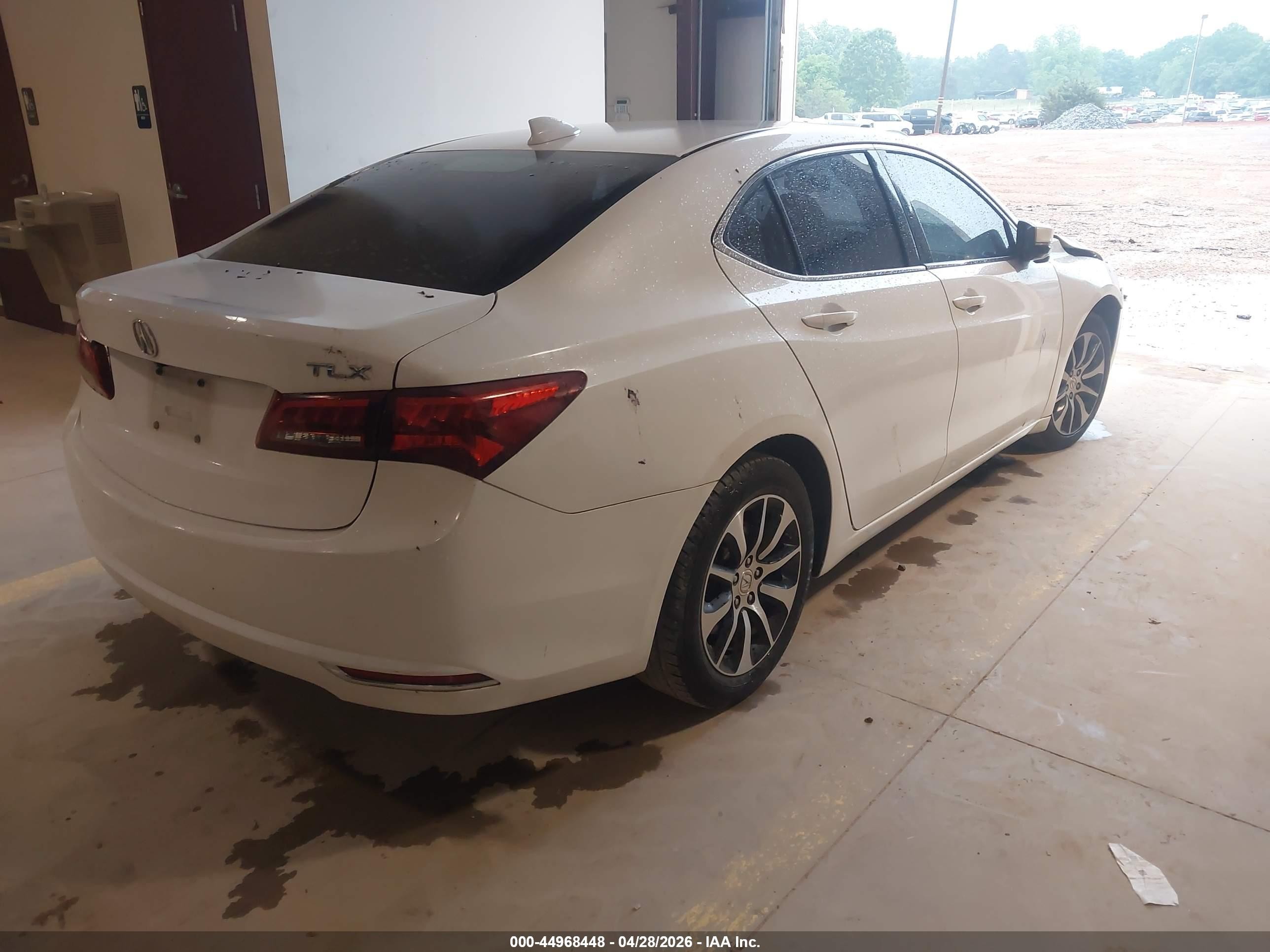 2015 Acura Tlx   White vin: 19UUB1F35FA025533