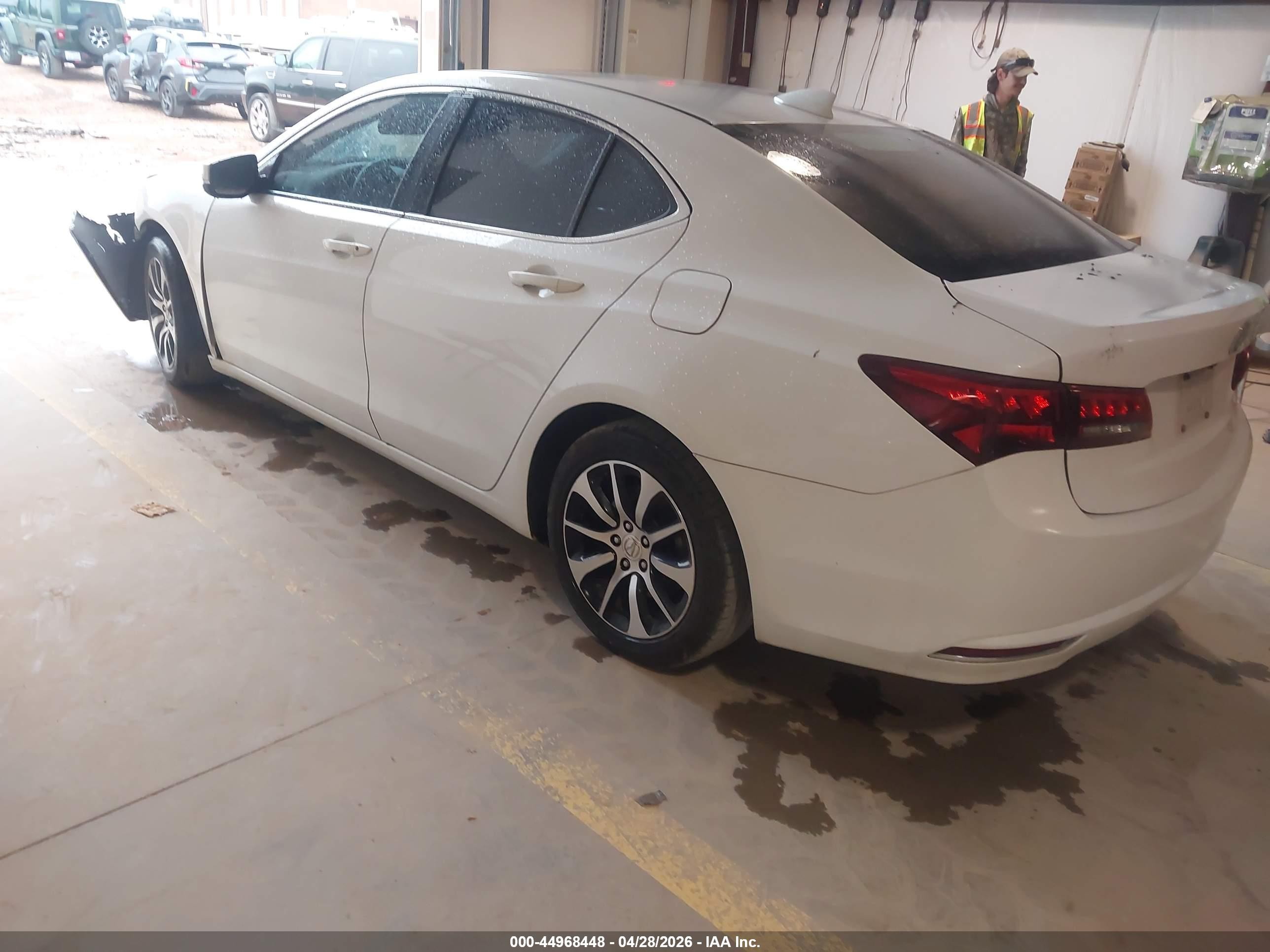 2015 Acura Tlx   White vin: 19UUB1F35FA025533