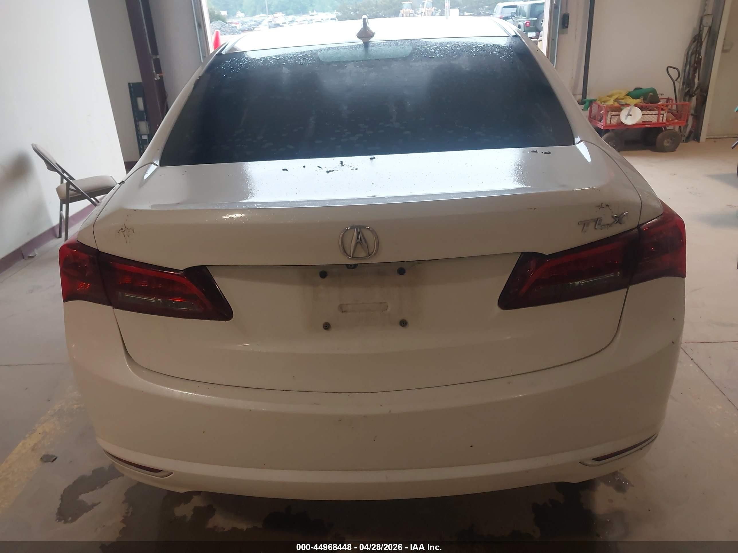 2015 Acura Tlx   White vin: 19UUB1F35FA025533