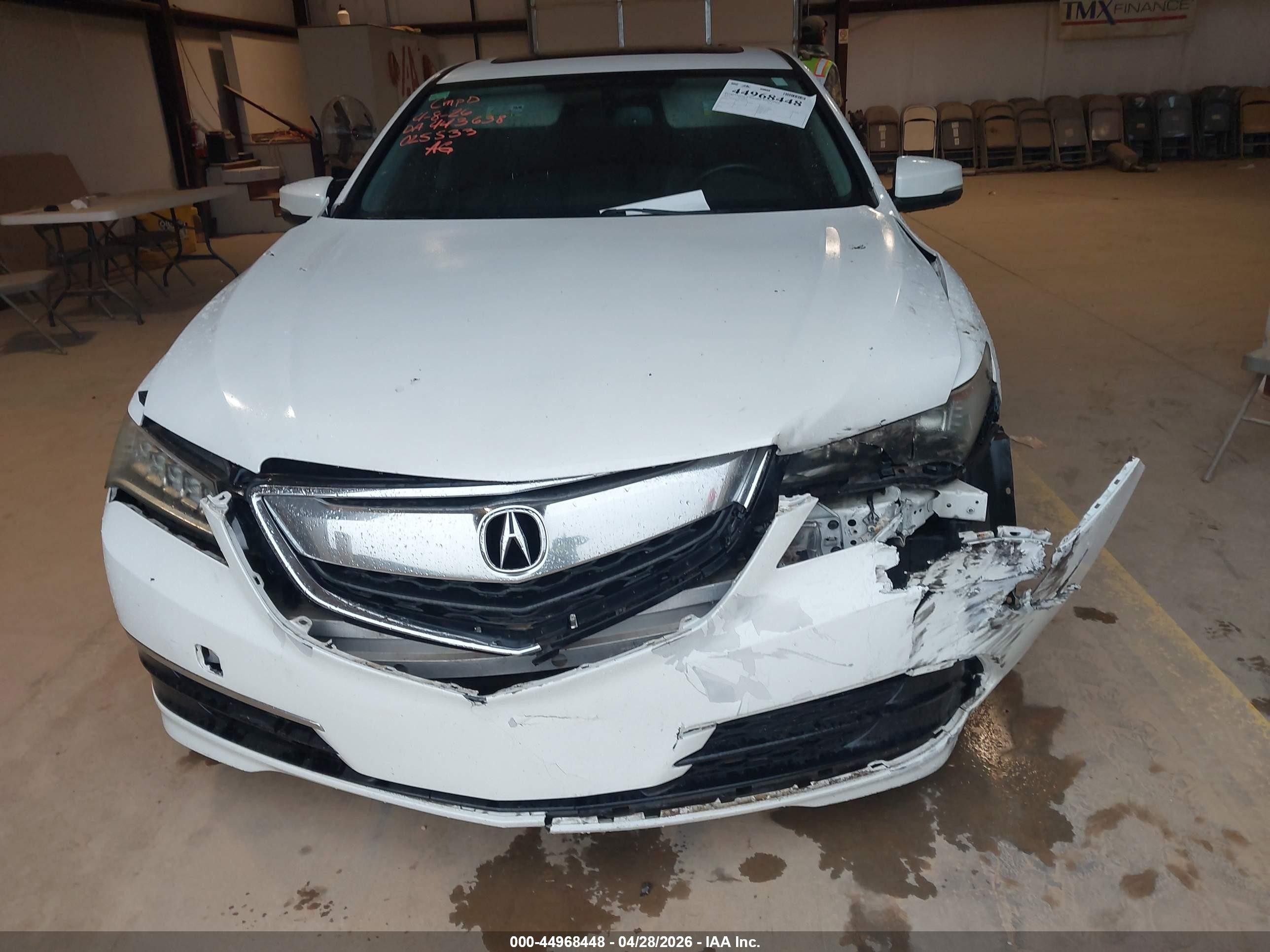 2015 Acura Tlx   White vin: 19UUB1F35FA025533